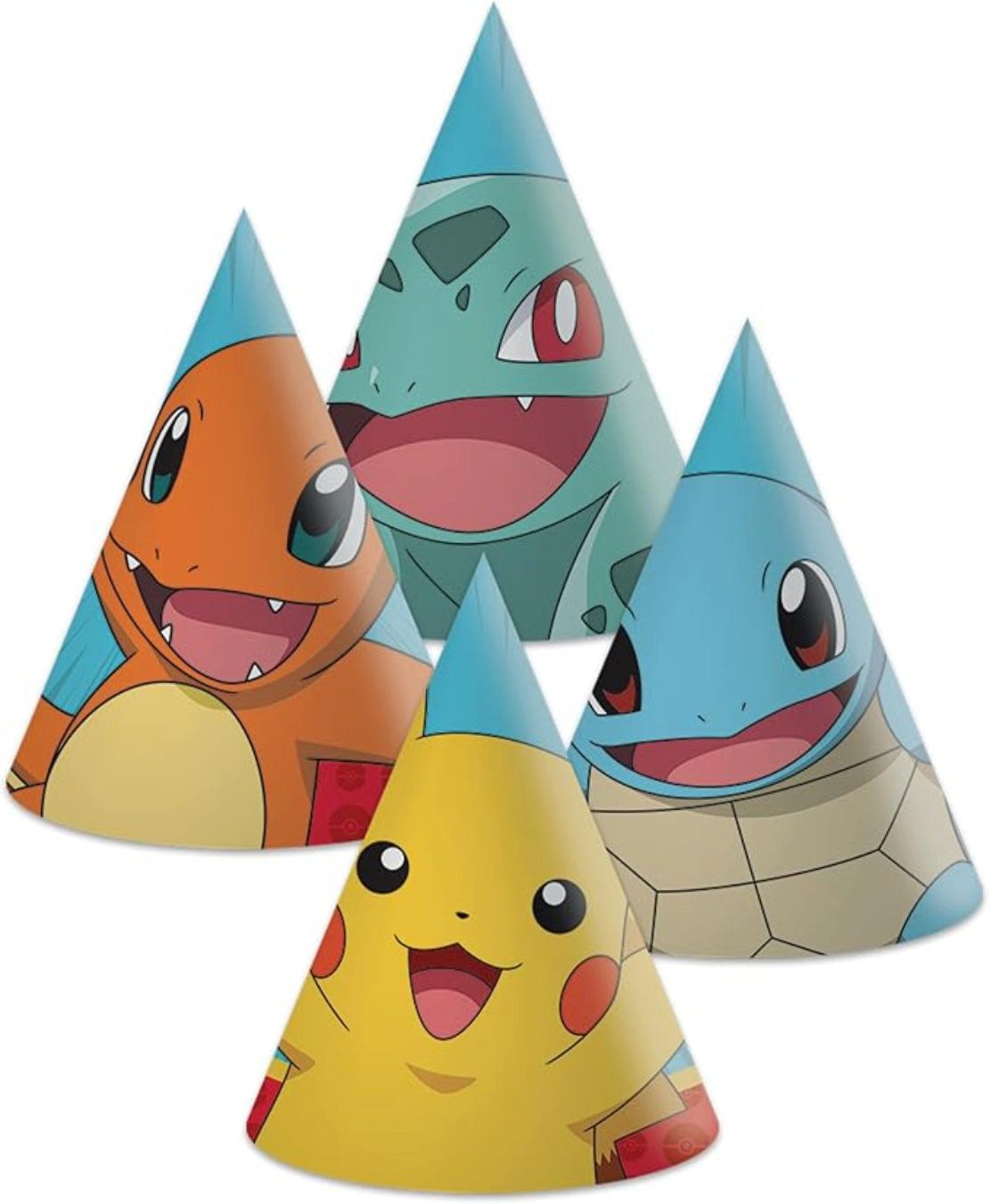 Procos Kinderbecher PROCOS Pokémon Partyütä 6 Stück – 17×16 cm Pikachu
