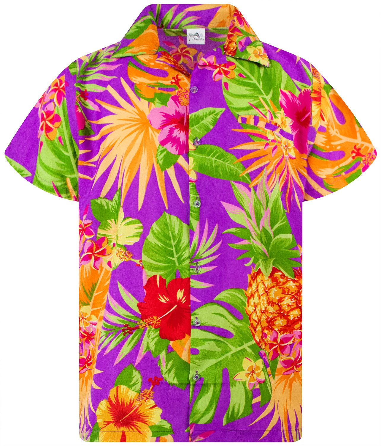 King Kameha Hawaiihemd Pineapple Funky Hawaii-Hemd günstig online kaufen
