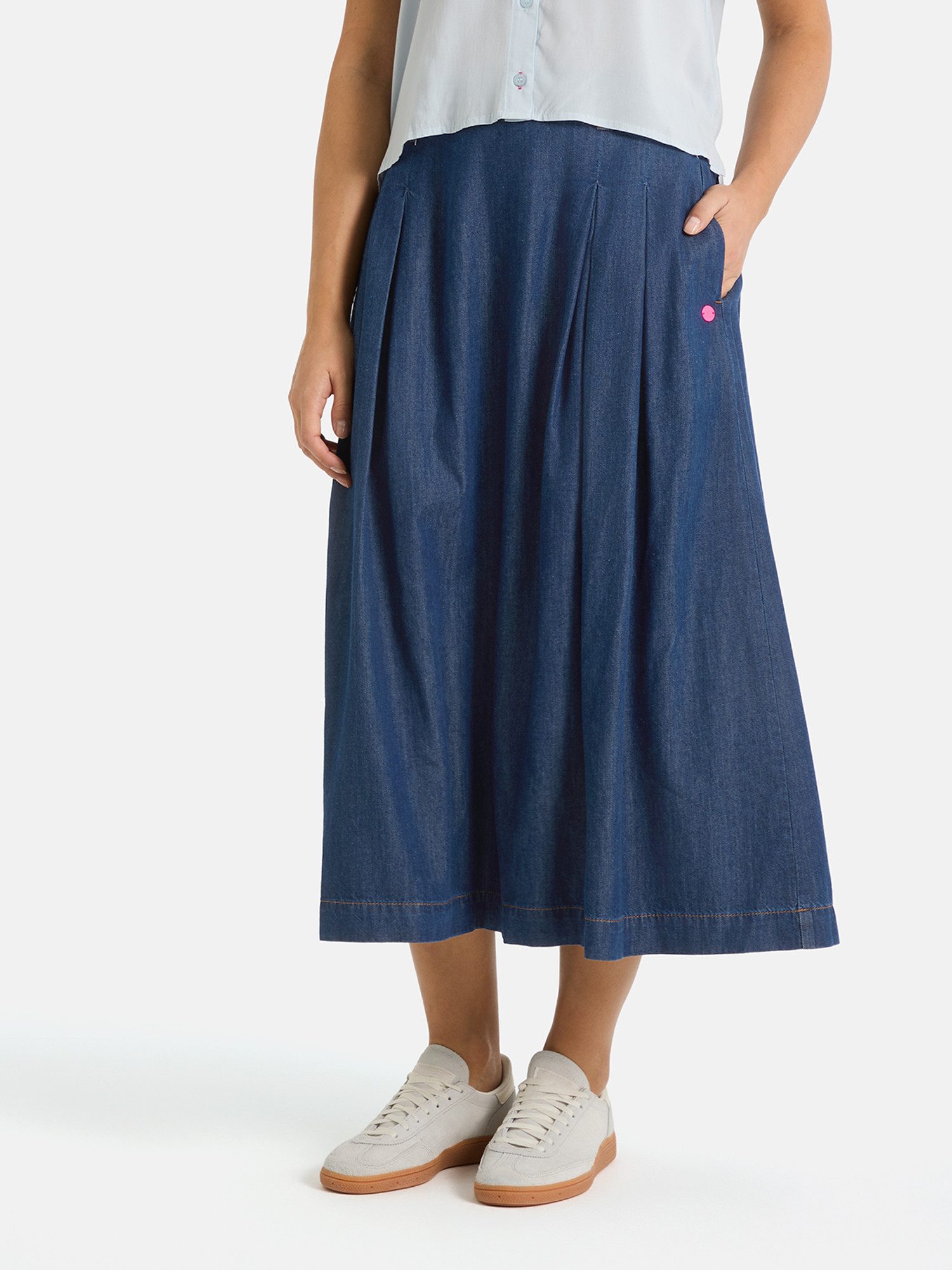 Lieblingsstück Midirock PrittL mit Faltenwurf