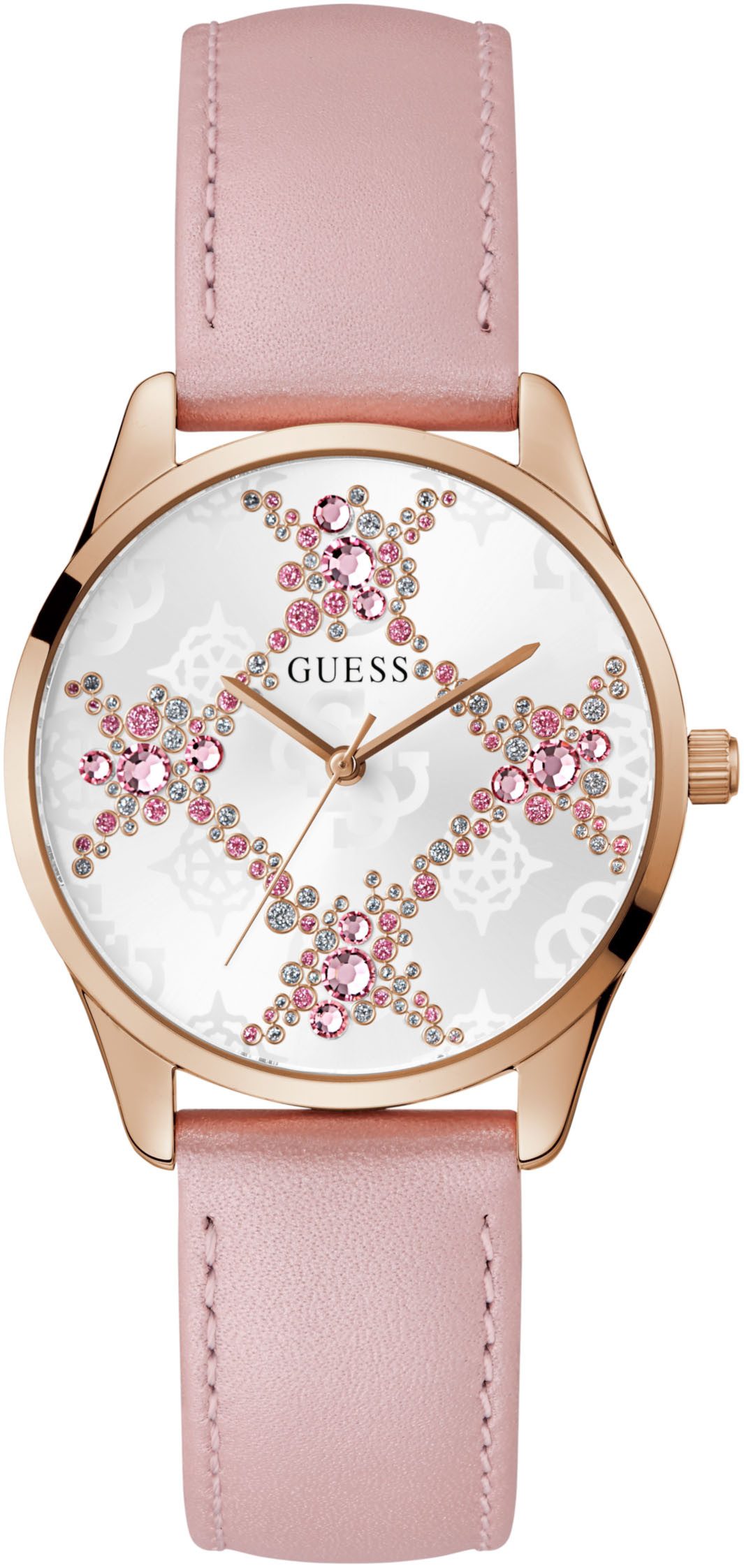 Guess Quarzuhr LUSTER GW0837L2, Armbanduhr, Damenuhr, günstig online kaufen