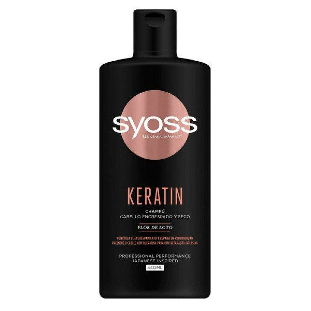 Syoss Haarshampoo Keratin Champú Cabello Encrespado y Seco 440ml