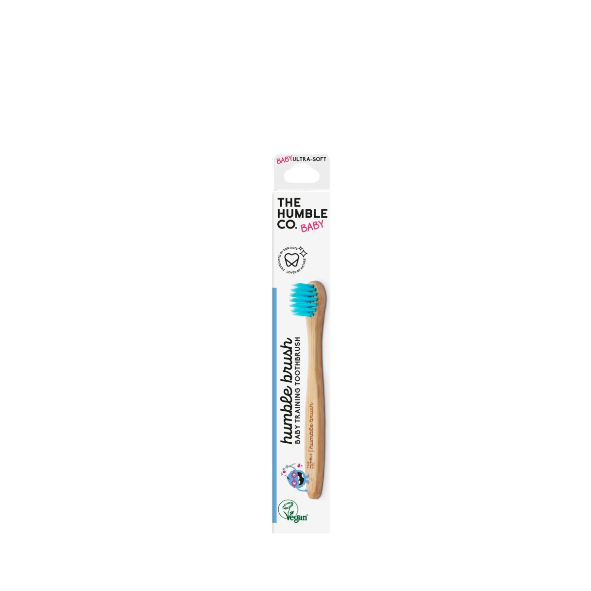 The Humble Co. Zahnbürste Humble Brush Baby Bambuszahnbürste ultrasoft - Blau