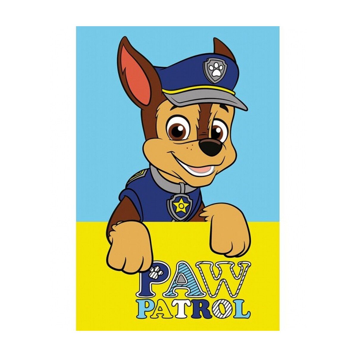 PAW PATROL Badetücher Paw Patrol Chase Hand- & Gesichtstuch 30x50 cm, 100% günstig online kaufen