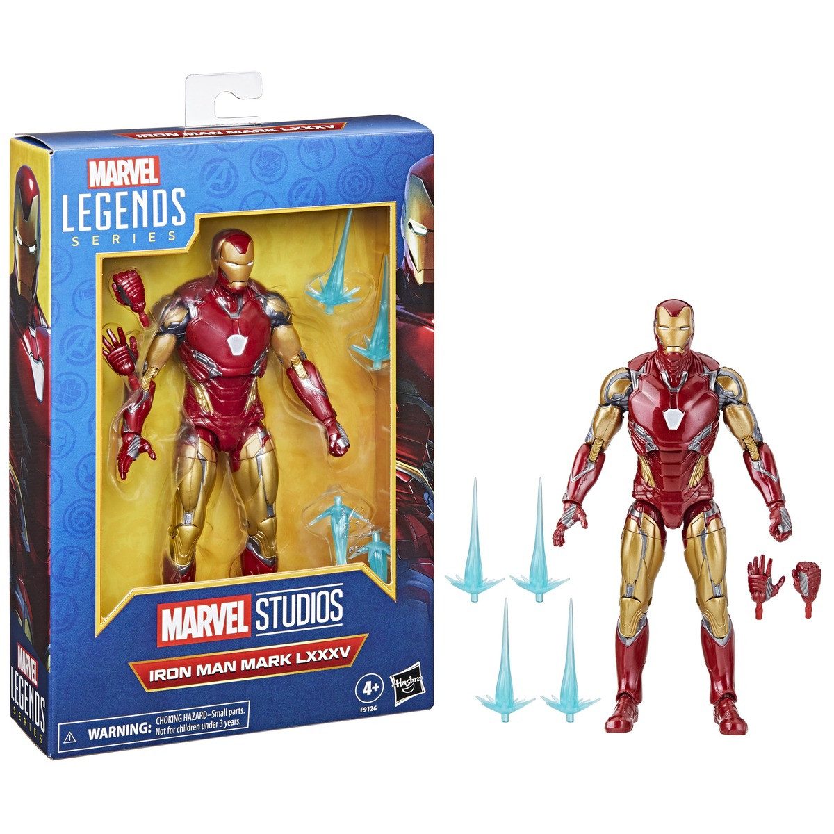 Hasbro Actionfigur Actionfigur Marvel Legends Series Iron Man Mark LXXXV rot/gold 15cm
