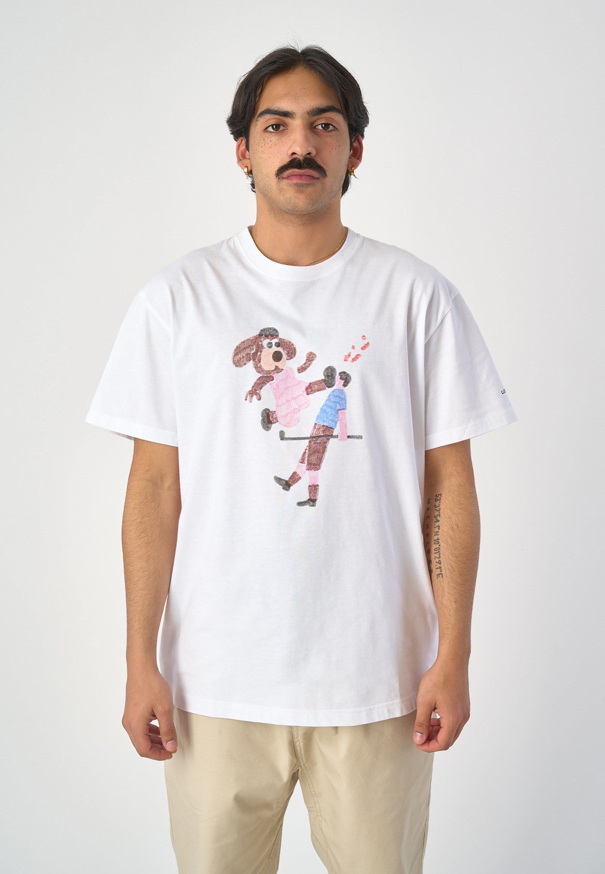 Jumpkick lockeren Cleptomanicx im T-Shirt Schnitt