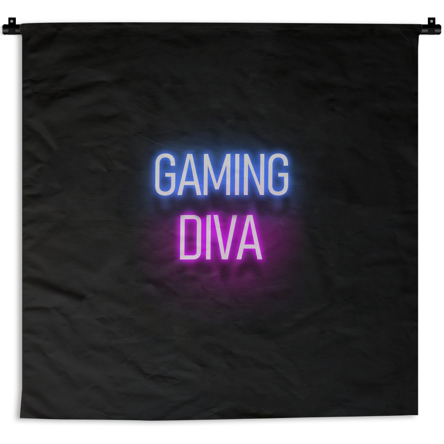 MuchoWow Wanddekoobjekt Schlafzimmer, - Kinderzimmer - Gaming-Diva - Frauen, Neon Zitate Wanddeko Kleid, Gaming - Wandbehang, Wohnzimmer, für