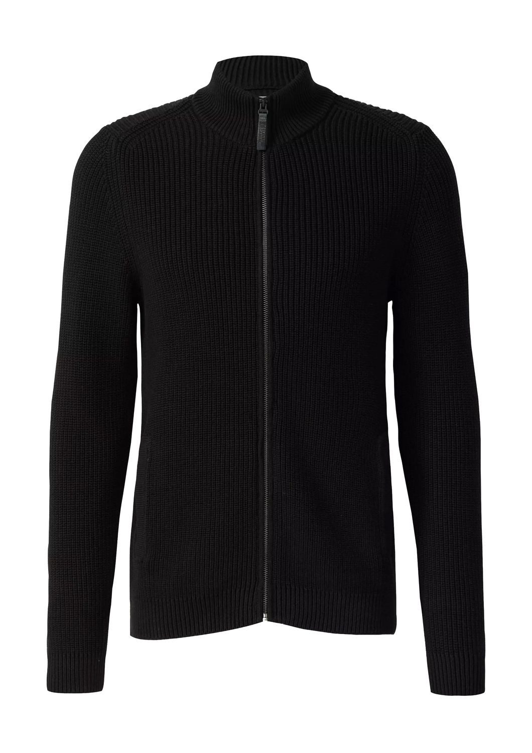 s.Oliver Strickjacke Basic (1-tlg) mit Eingrifftaschen und Reißverschluss günstig online kaufen