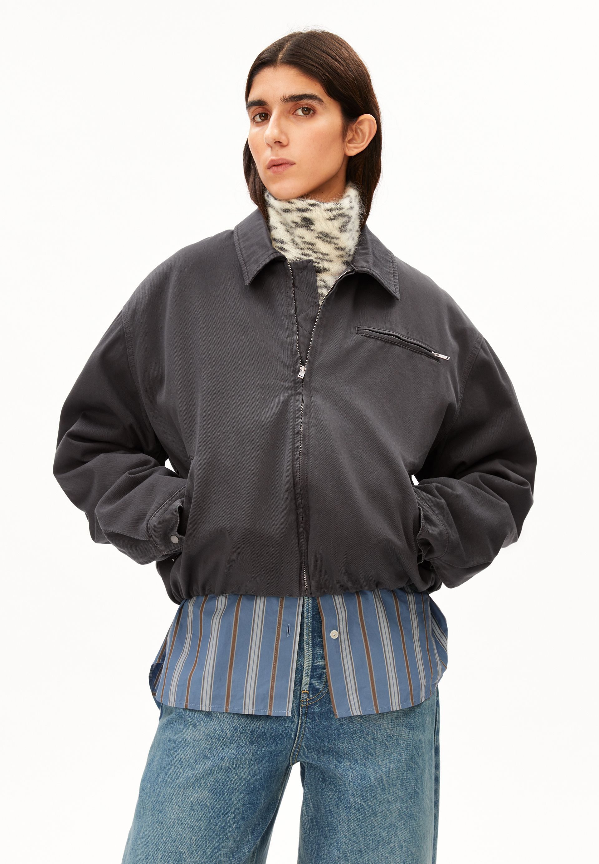 Armedangels Blouson ICONIC Å Oversize-Jacke aus 100% Bio-Baumwolle Oversized Fit