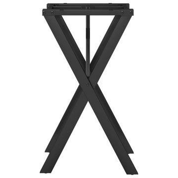 vidaXL Esstisch Esstisch-Gestell in X-Form 40x40x73 cm Gusseisen