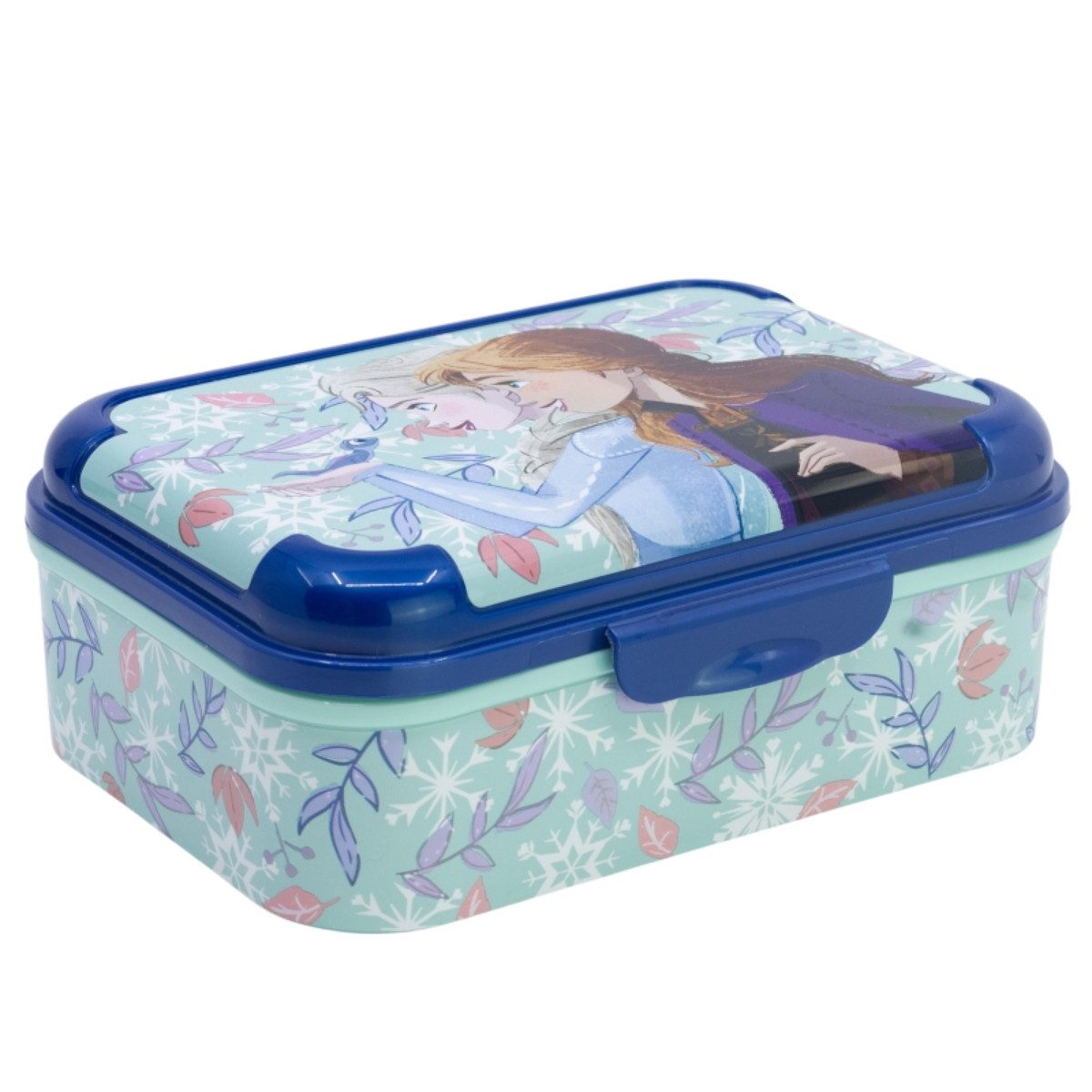 Storline Lunchbox Disney Frozen Brotdose Kinder Lunchbox mit Deckel – bruchsicher & bunt, (1x Deckel, 1x Box)