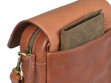 Ruitertassen Umhängetasche Soft, kleine Herrentasche (19x21cm), Schultertasche, leicht genarbtes Leder