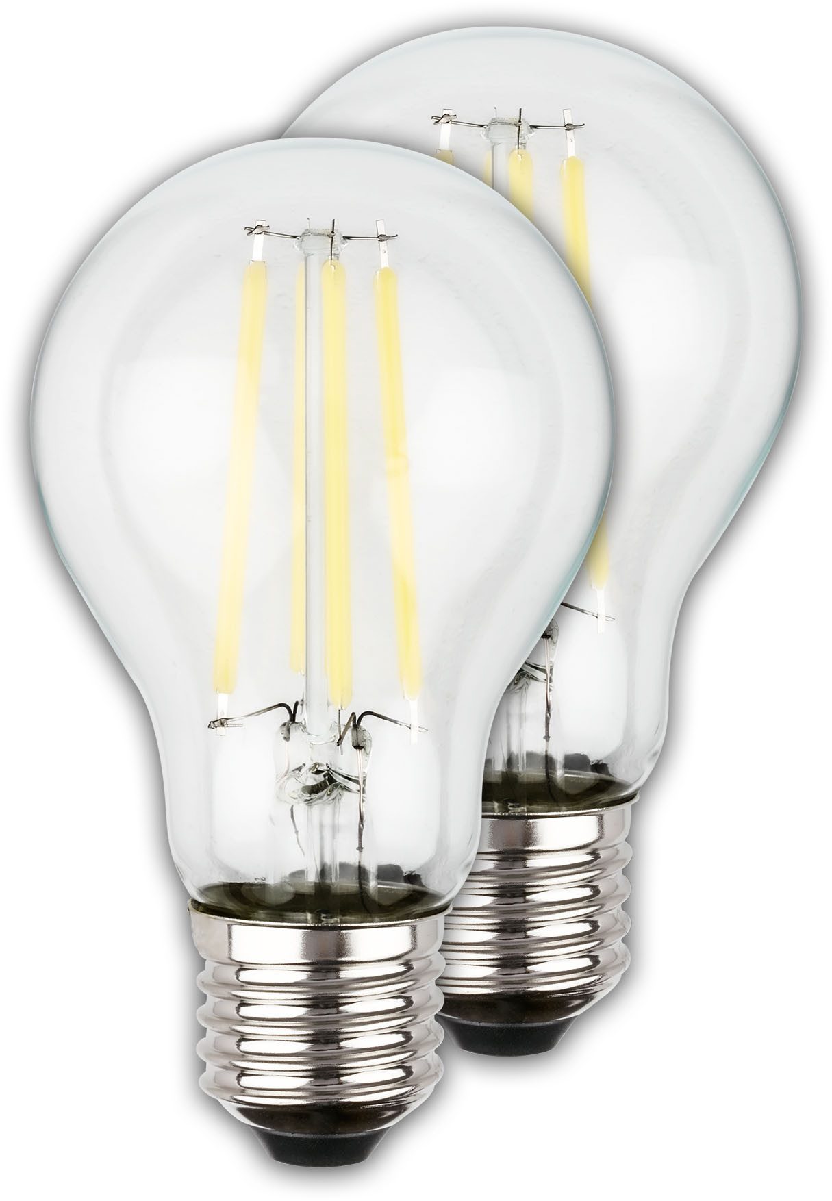 Briloner Leuchten LED-Leuchtmittel Ultraeffizientes A60 Leuchtmittel EEK A, 2er Set, E27, E27, Warmweiß, 4W, 840 Lumen, 3000K – Bild 3 von 5