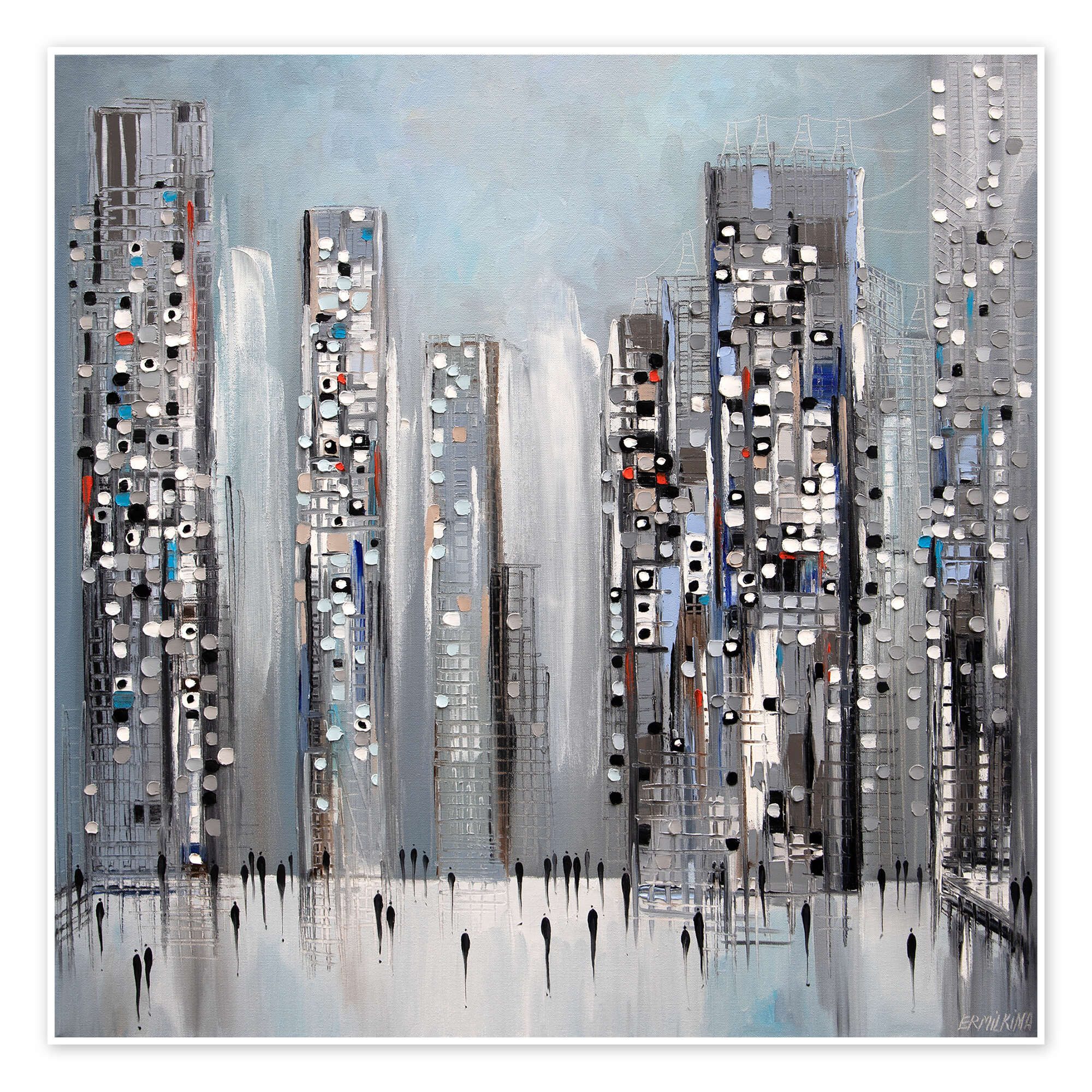 Posterlounge Wandbild Modern Life, Ekaterina Ermilkina, erhältlich als Poster, Leinwandbild, Wandsticker oder Acrylglasbild