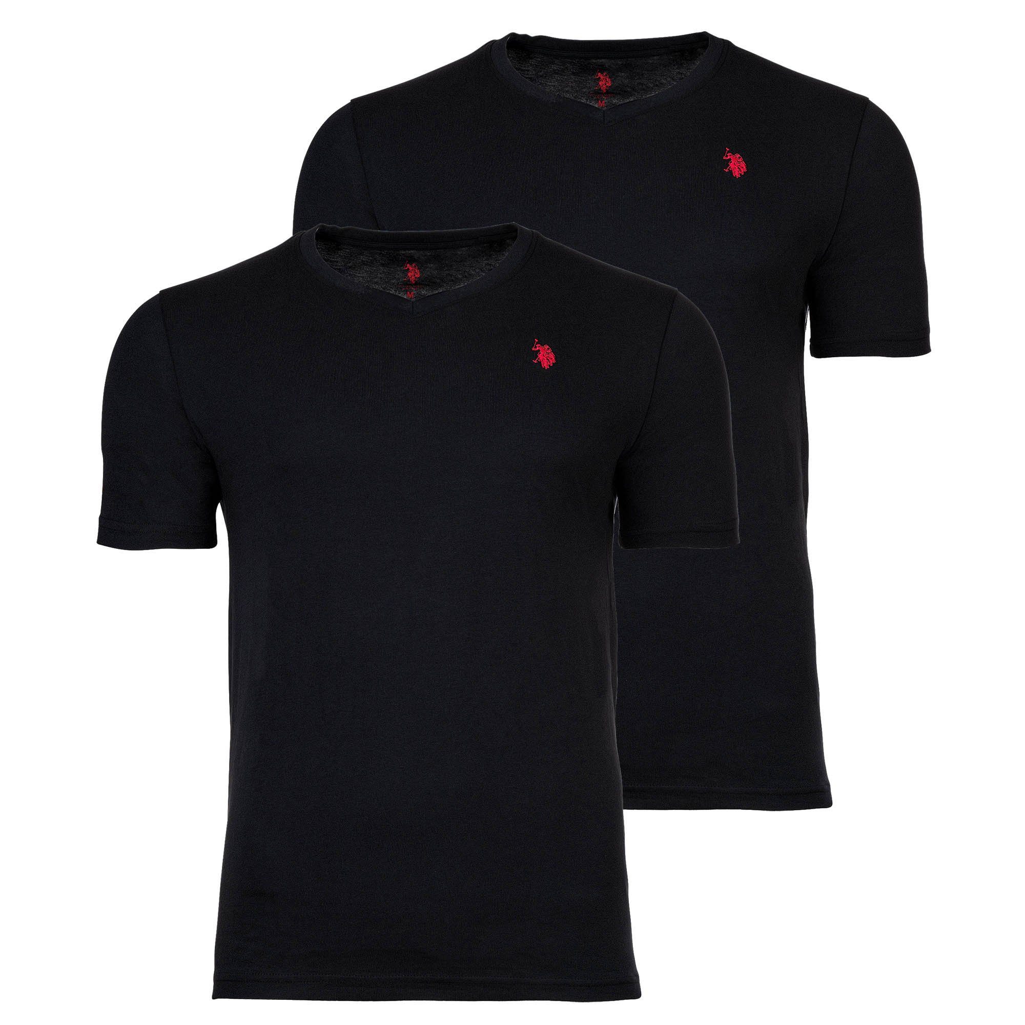 T-Shirt Herren T-Shirt 2er Pack Baumwolle