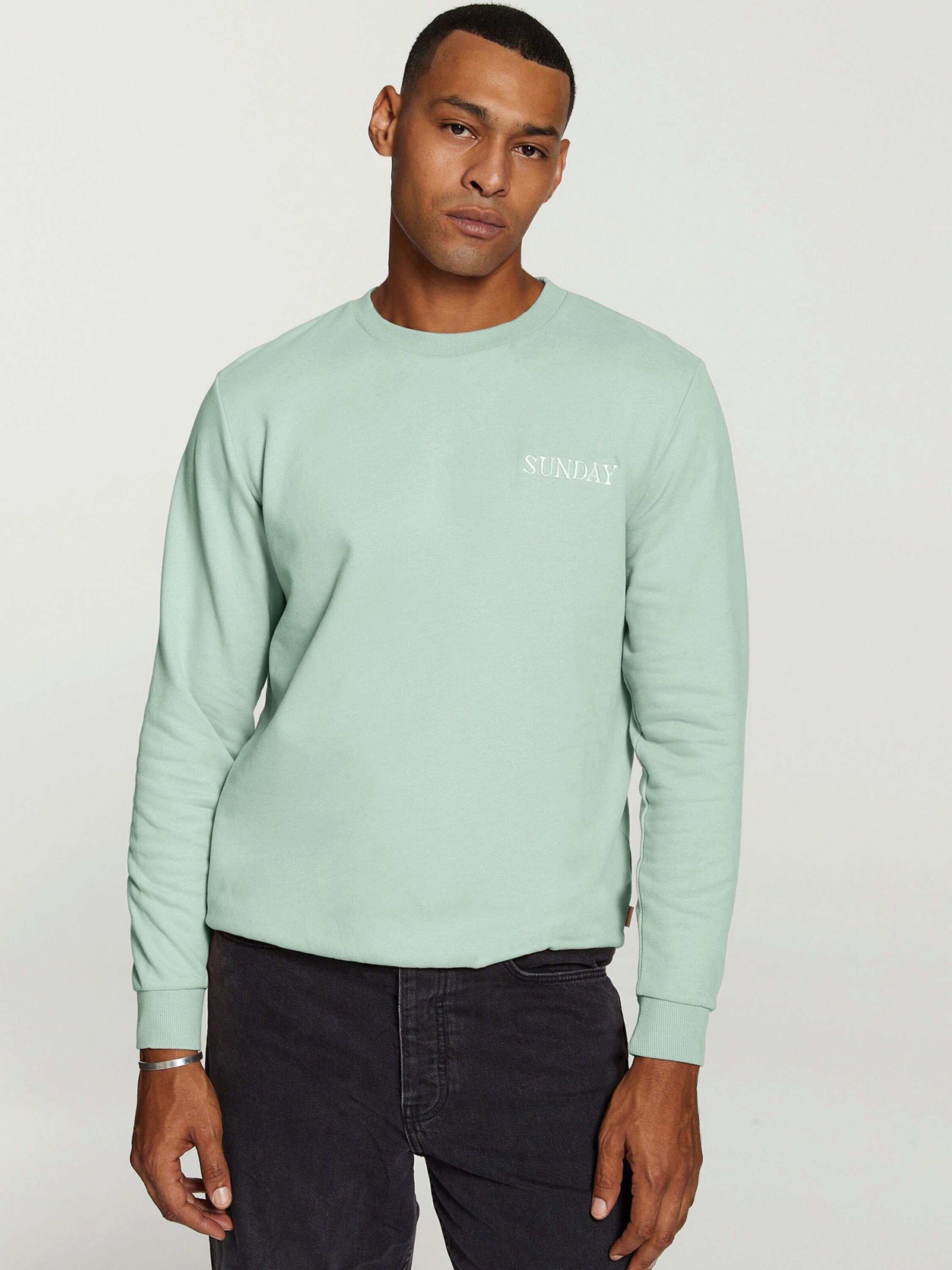 Shiwi Sweatshirt Sunday (1-tlg) Stickerei