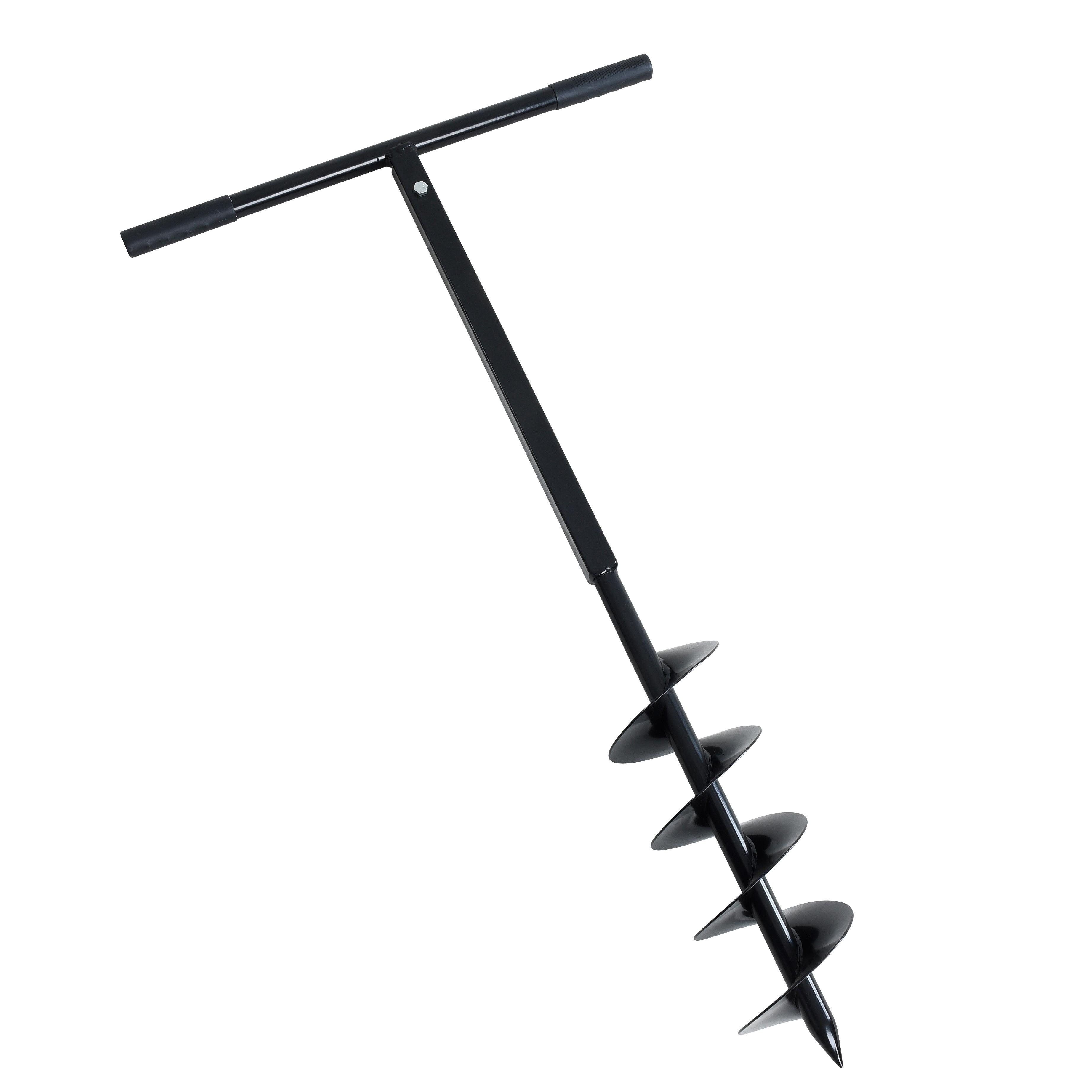 ESTEXO Erdbohrer Erdlochbohrer Handbohrer 150 mm Bohrer Pfahlbohrer Brunnenbohrer