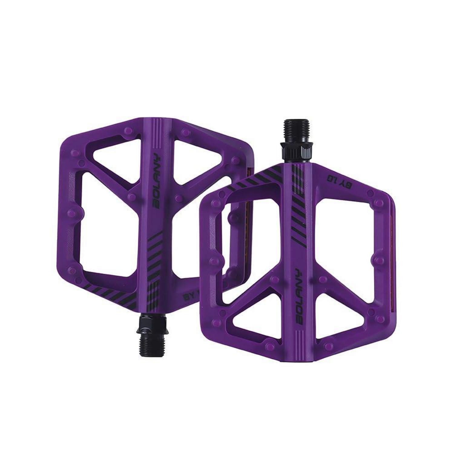 LuxusKollektion Plattformpedale Fahrradpedale Nylon MTB Plattform violett