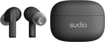 sudio Touch Control mit IPX4 geschützt In-Ear-Kopfhörer (Einfache Handhabung und bequemer Sitz für stundenlangen Musikgenuss ohne Unterbrechung., mit Aktive Geräuschunterdrückung, robustes Design, lange Akkulaufzeit)