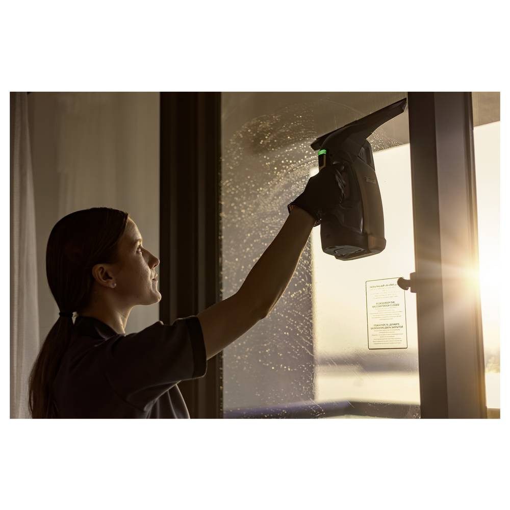 Kärcher Professional Fenstersauger WVP 10 Adv *EU Fenstersauger Schwarz Anzahl mitgelieferte Akkus 2, inkl. Akku – Bild 5 von 5