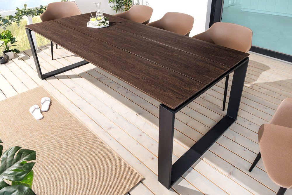 riess-ambiente Gartentisch FLOATING 210cm braun / günstig online kaufen