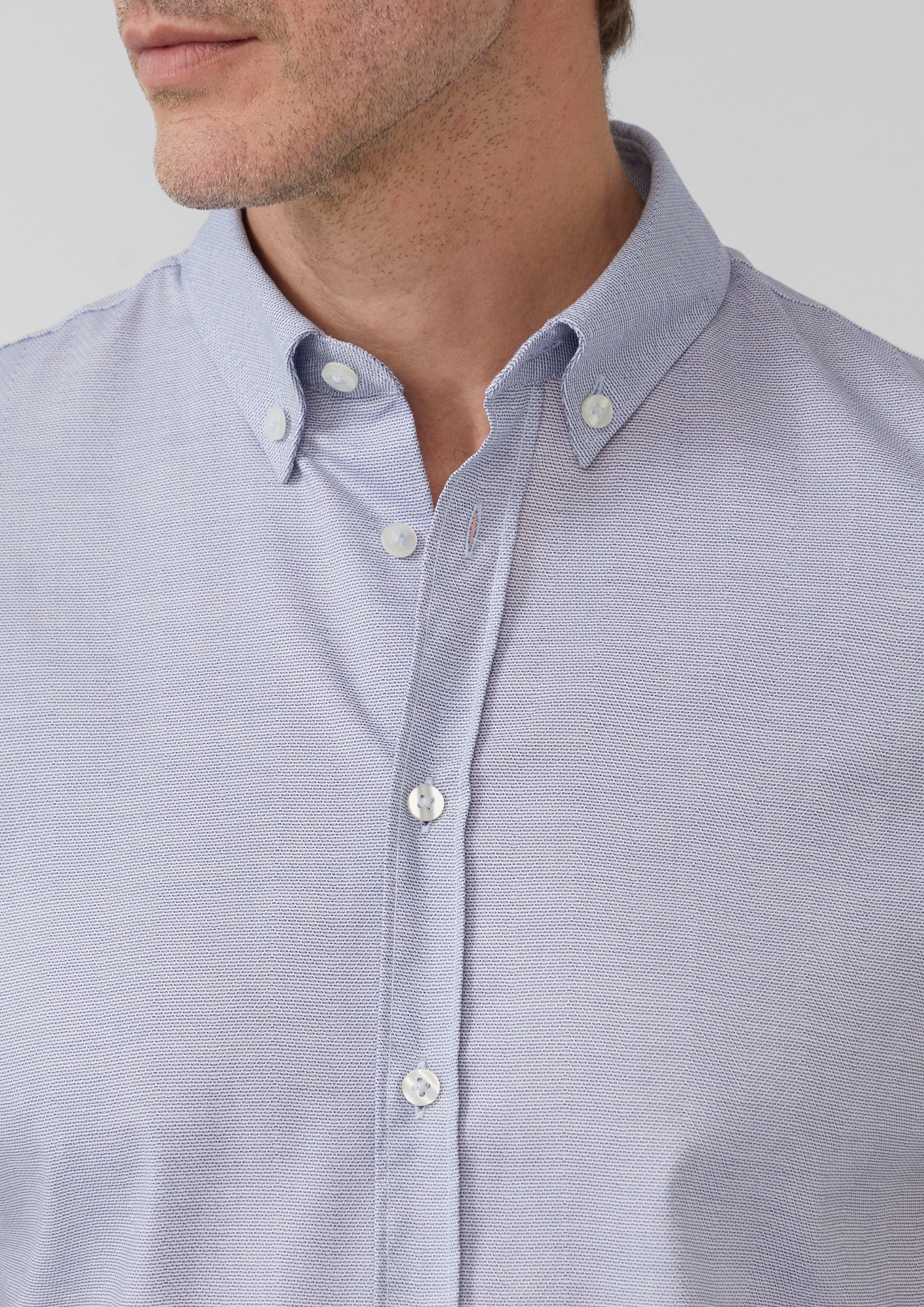 s.Oliver BLACK LABEL Kurzarmhemd Tailored Fit: günstig online kaufen