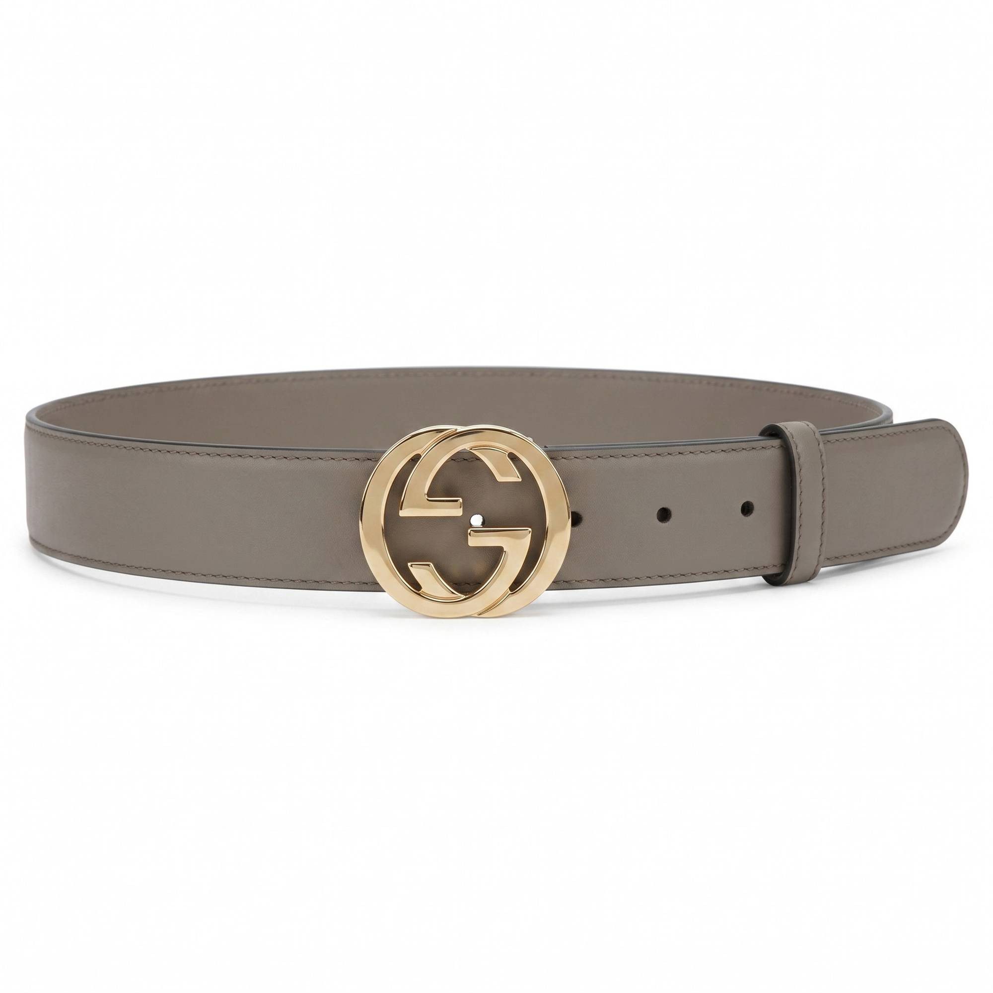 GUCCI Ledergürtel Interlocking G