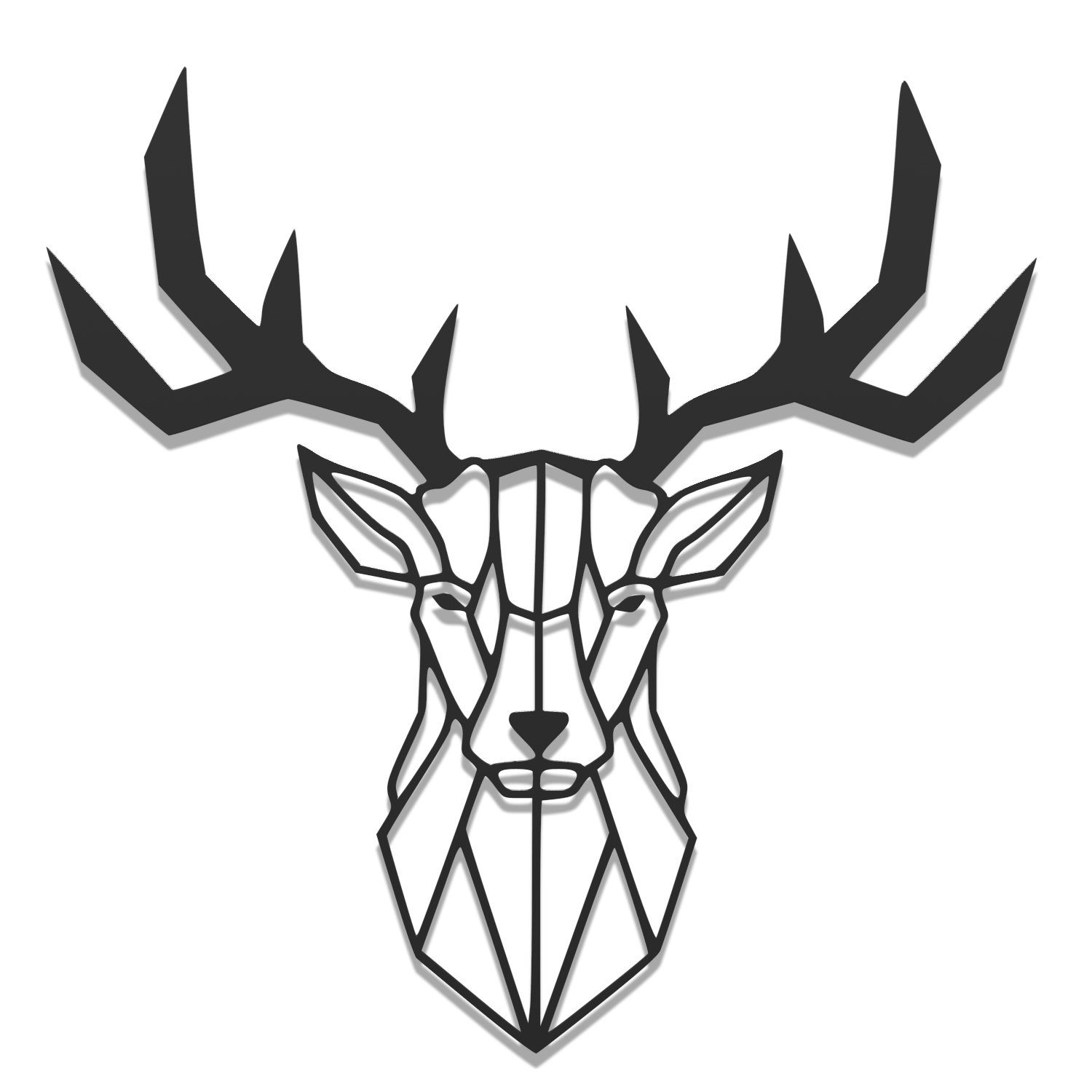 teileplus24 Wanddekoobjekt DS07 Wanddeko Metall Wandbild Metallbild 60 x 60 günstig online kaufen