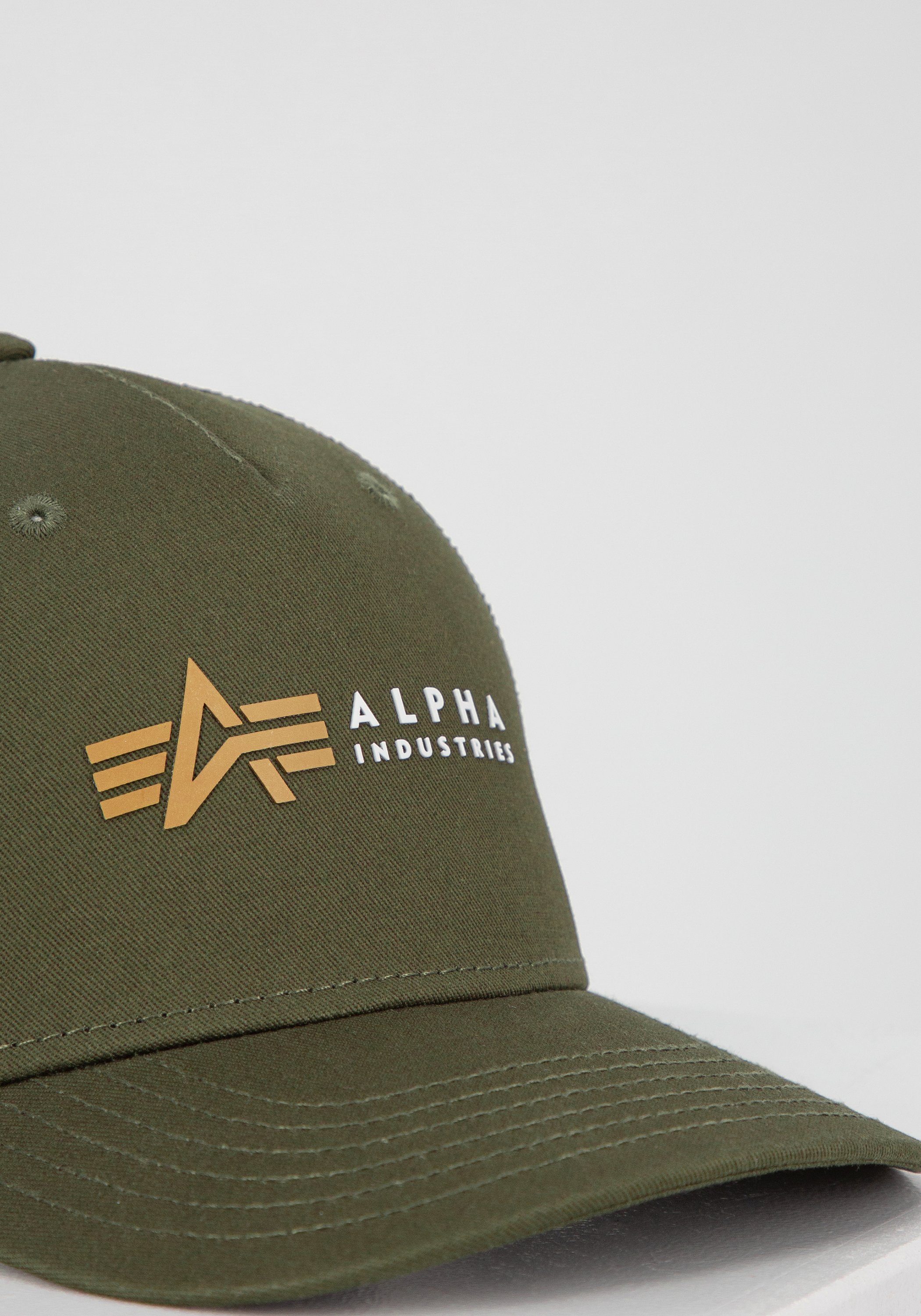 - Label Cap Alpha Alpha Industries Alpha Industries Headwear Trucker dark olive Cap Trucker Accessoires
