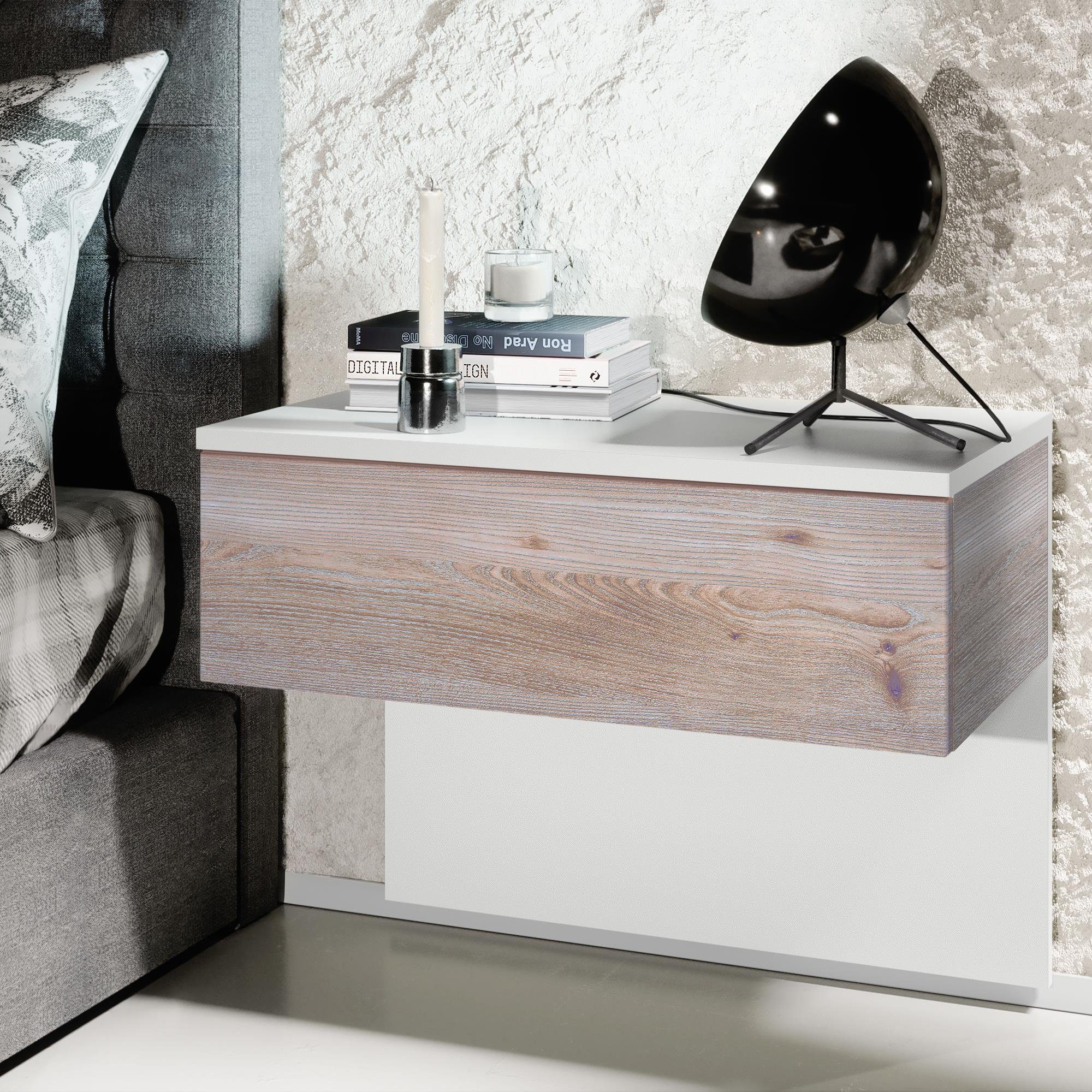 Vladon Nachttisch Sleep (Nachttischschrank, mit Schublade günstig online kaufen