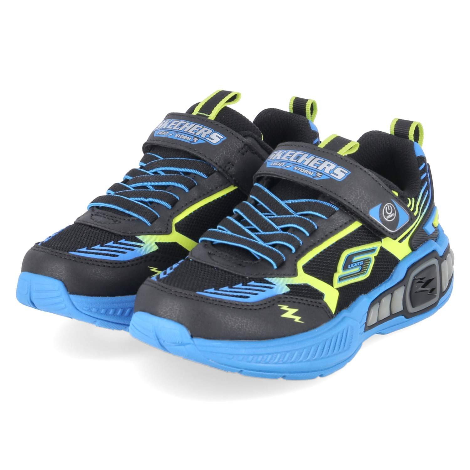 Skechers Skechers 400151L BBLM Jungen Textil & Synthetik schwarz-kombi Slipper