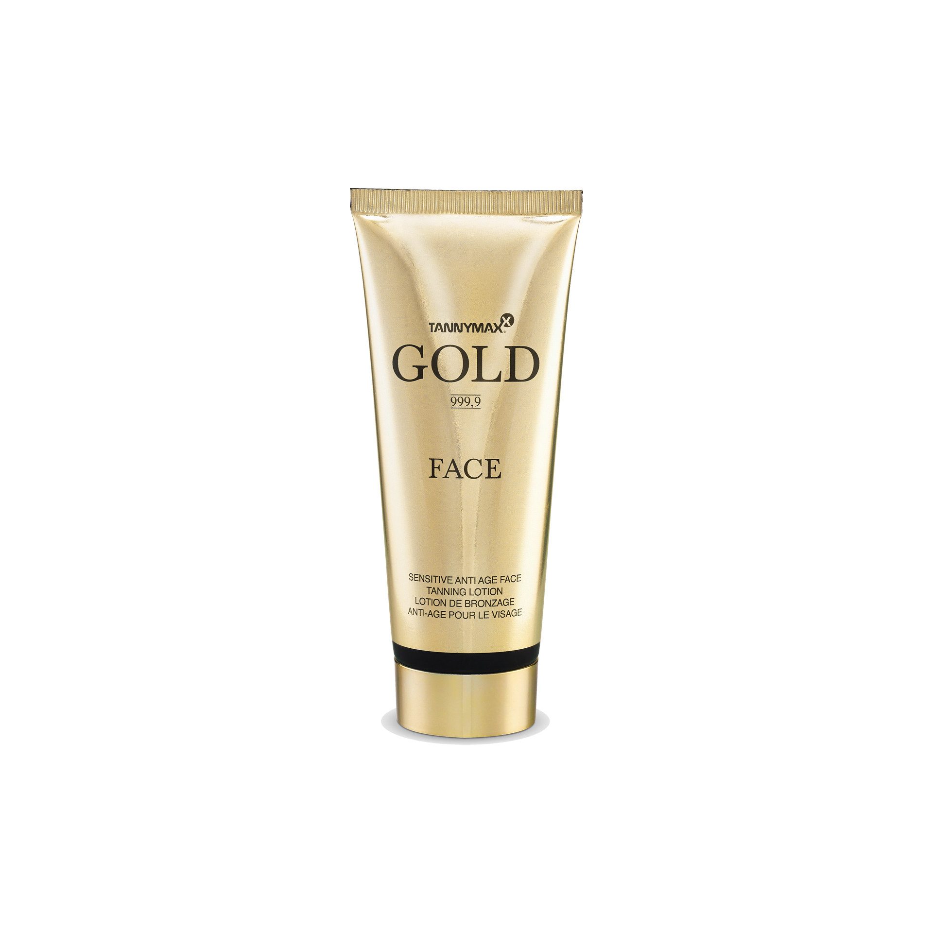 Tannymaxx Selbstbräunungslotion Gold 999,9 Ultra Sensitive Face Care 75ml, Ohne Selbstbräune