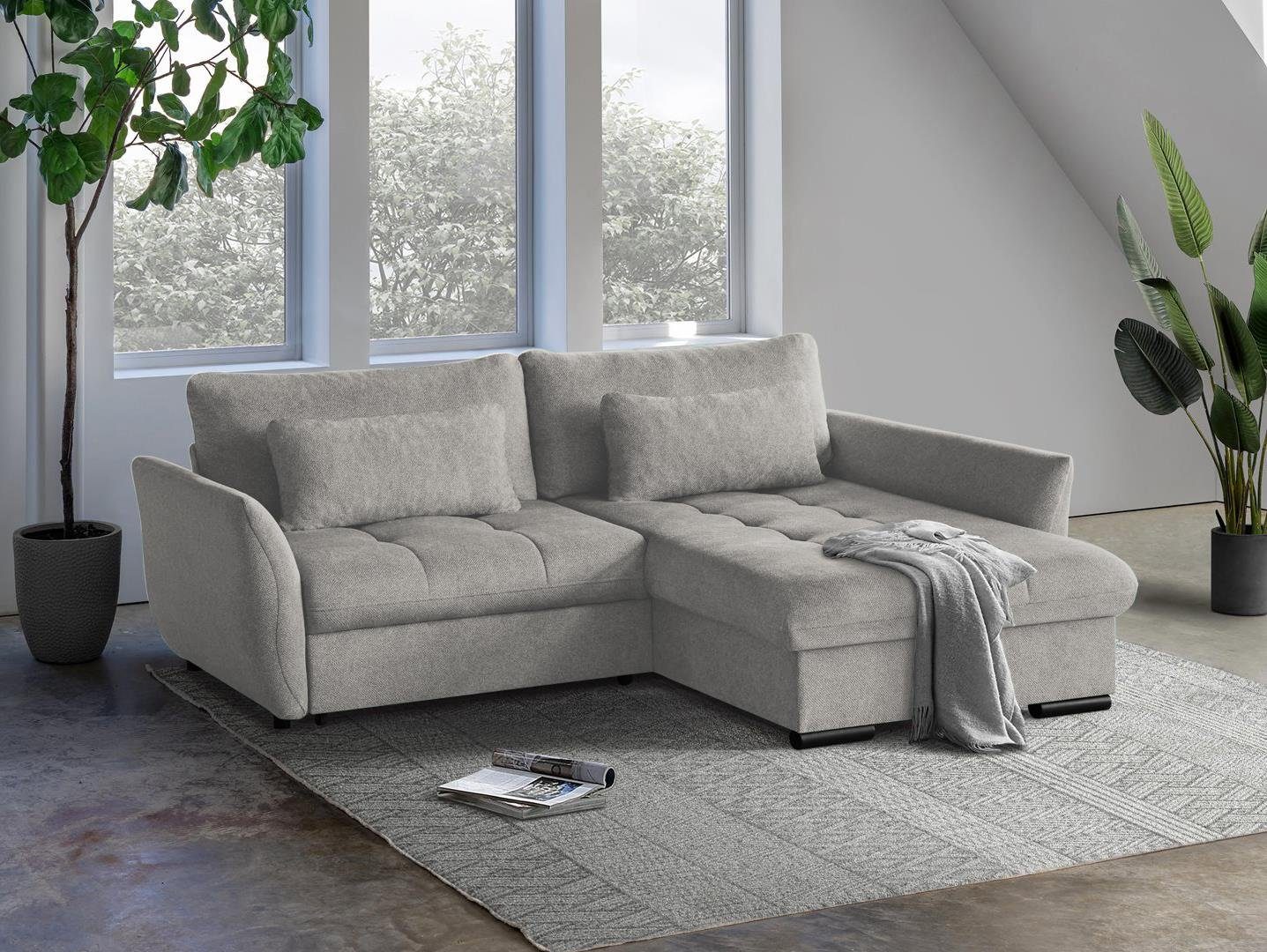 Beautysofa Ecksofa Caro, Lieferung beinhaltet die günstig online kaufen