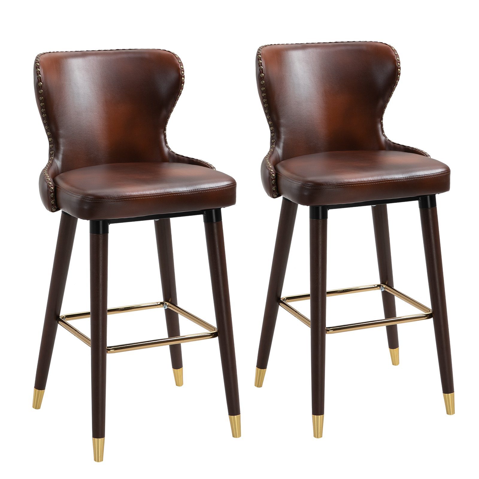 HOMCOM Barhocker Barhocker im 2er Set günstig online kaufen