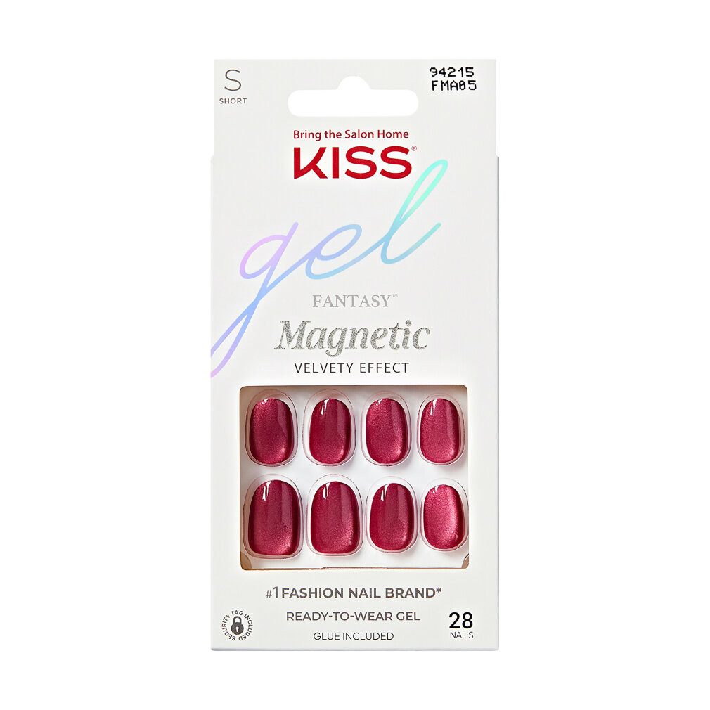 Kiss Nageldesign Zubehör Gelnägel Gel Fantasy Magnetic (Set Us Free) 28 Stück