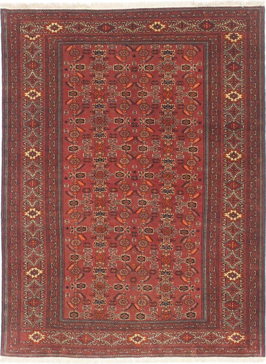 Orientteppich Turkaman 122x162 Handgeknüpfter Orientteppich / Perserteppich, Nain Trading, rechteckig, Höhe: 6 mm