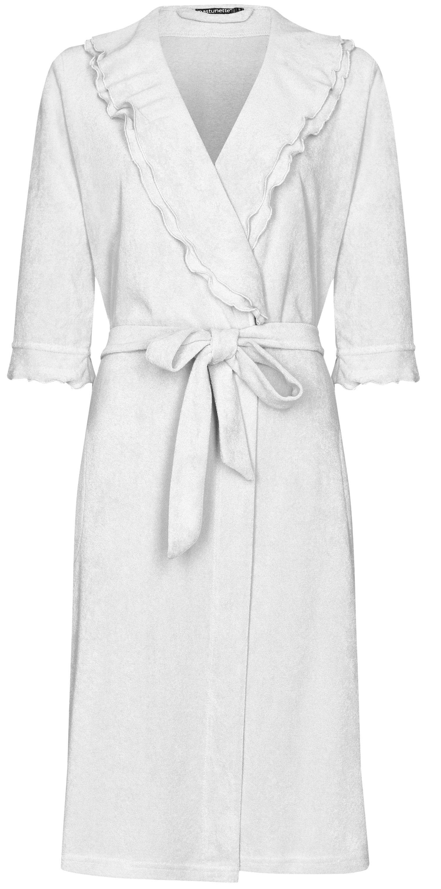 Pastunette Damenbademantel Damen Bademantel, kurz, Baumwollmischung, Schalk günstig online kaufen