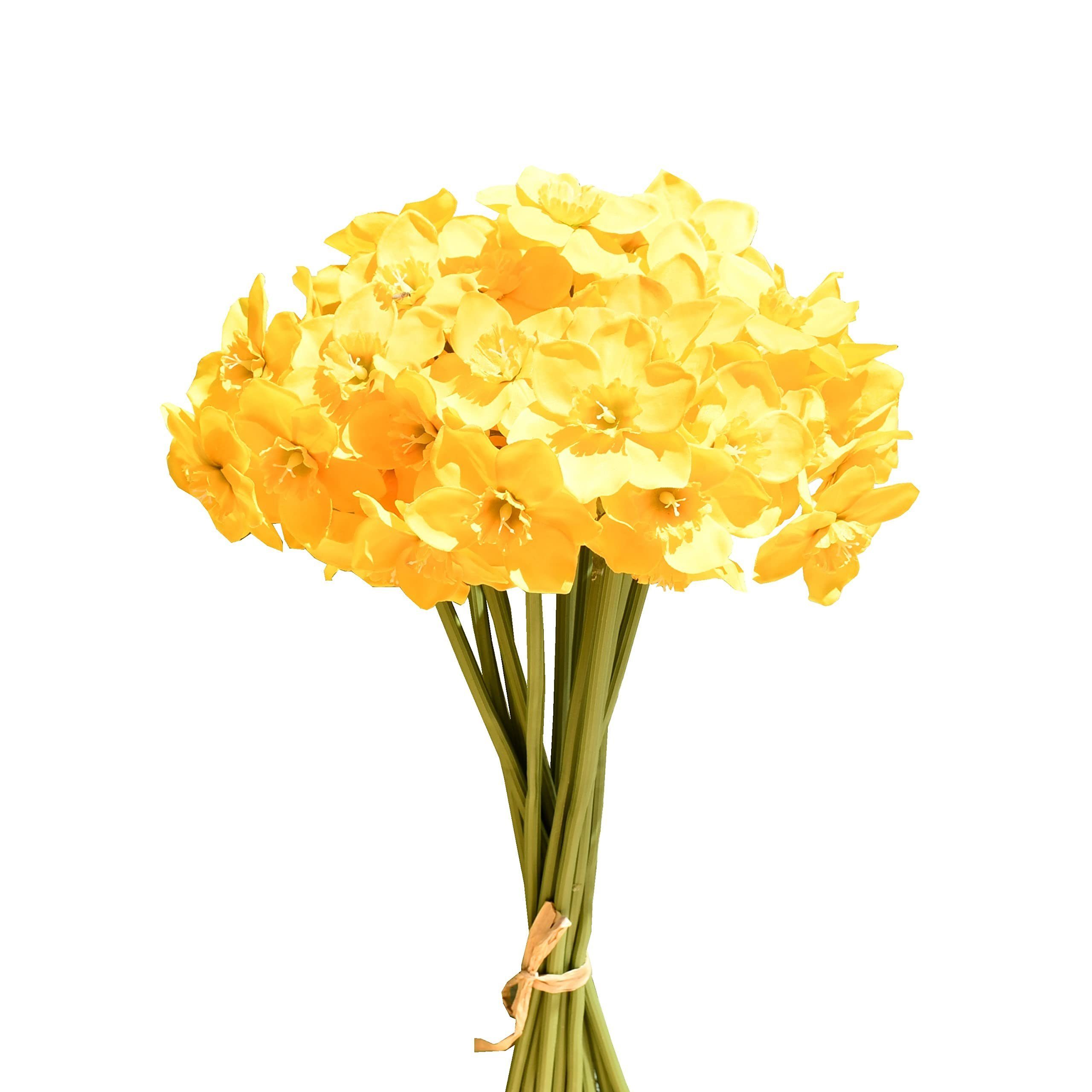 künstliche Narzissen, Gelb Jormftte Kunstblumenstrauß Blumen