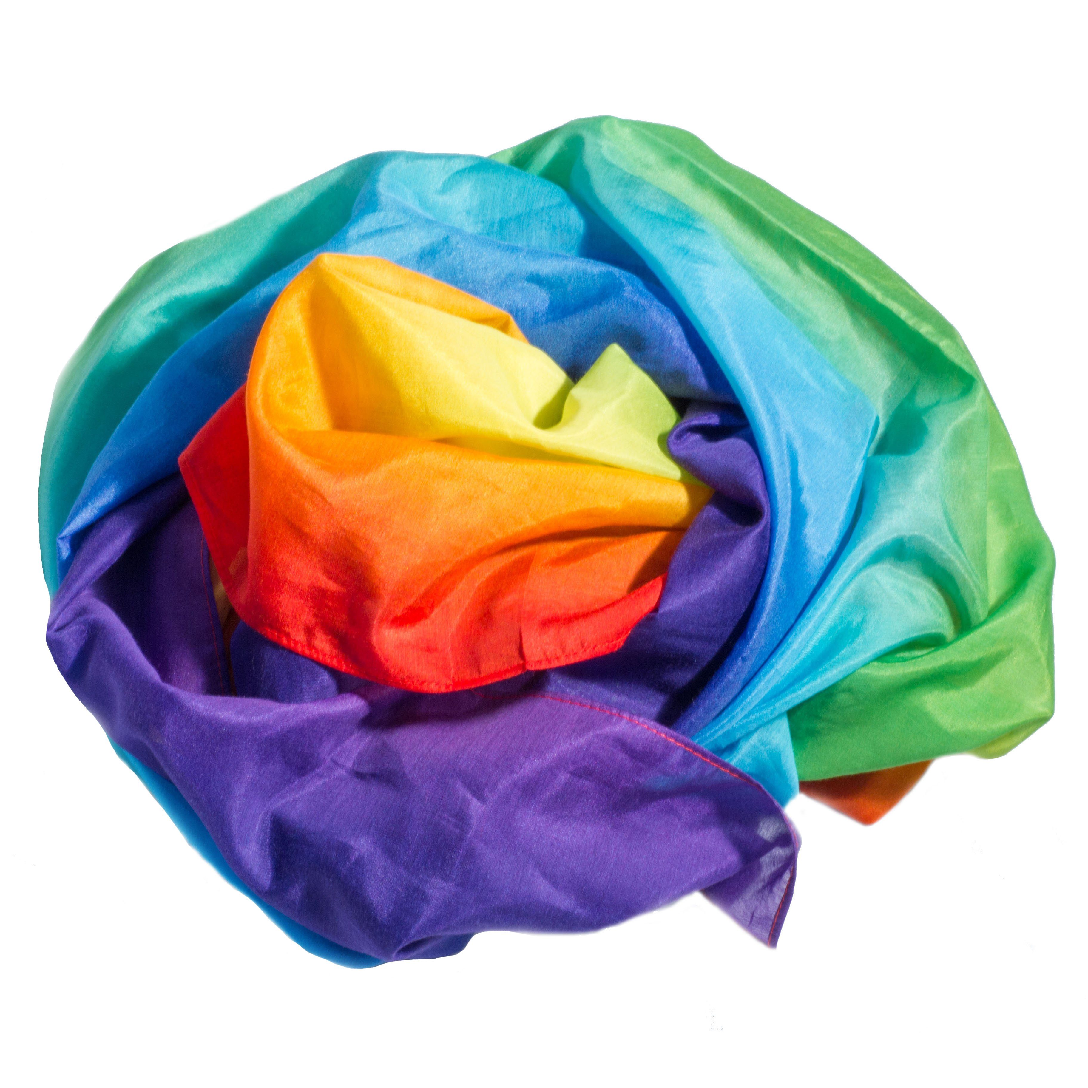 Seidenschal Regenbogen Schal