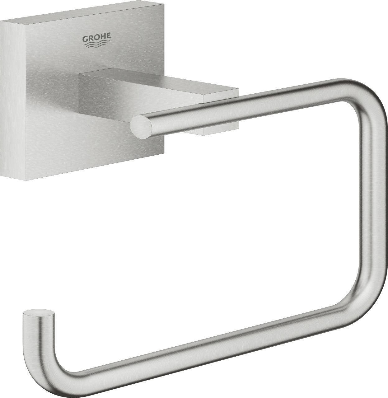 Toilettenpapierhalter Grohe Start Cube WC-Papierhalter supersteel