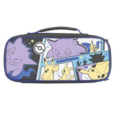 Hori Spielekonsolen-Tasche Switch Tasche Cargo Pouch Compact - Pikachu, Gengar & Mimigma