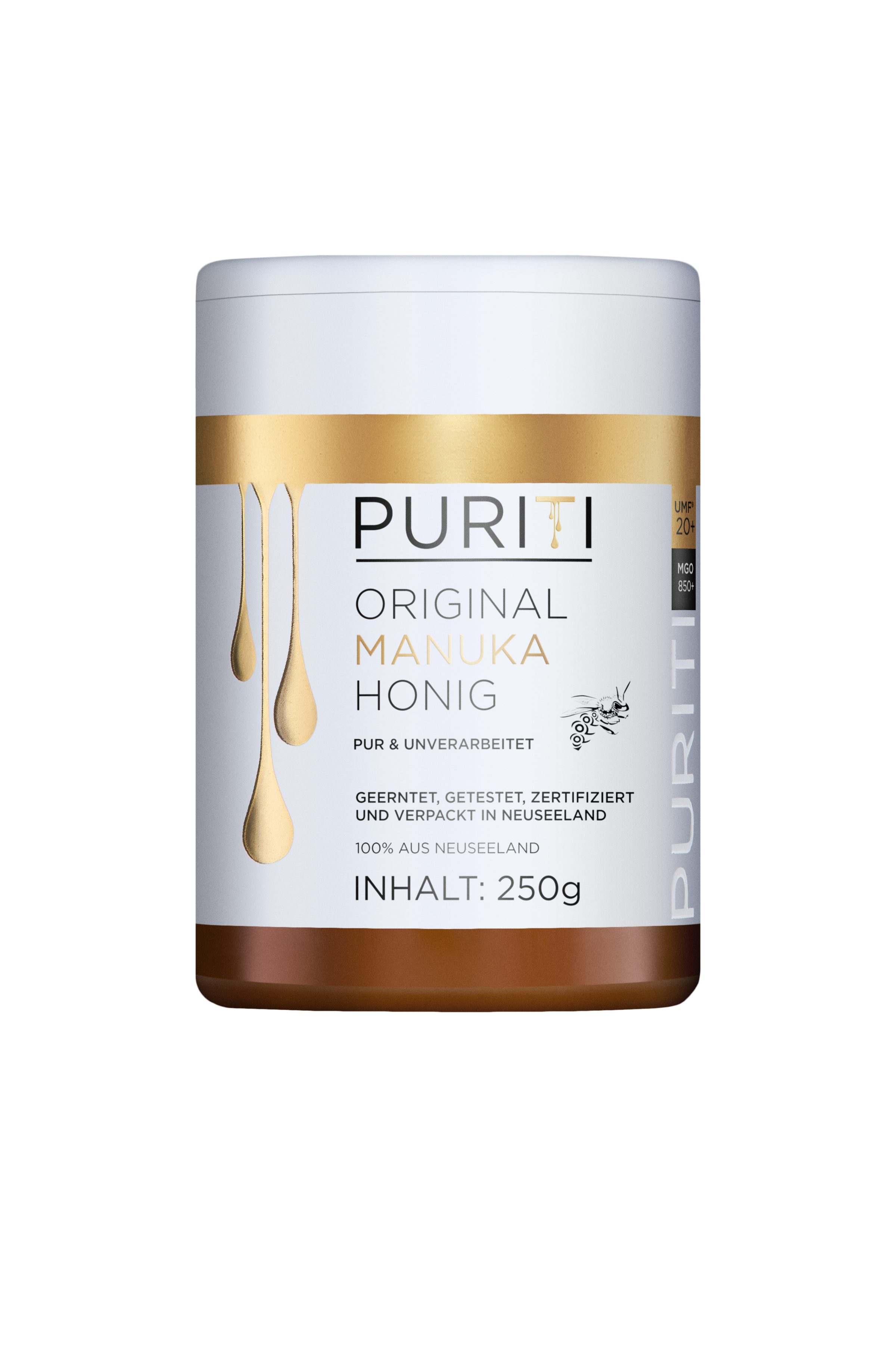 PURITI Honig Manuka-Honig MGO 850+, 250 g, 1 St.