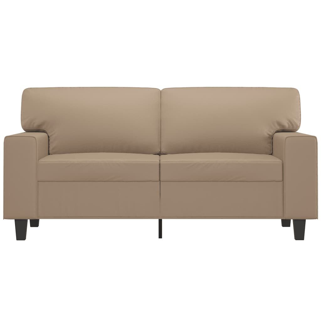 vidaXL Sofa 2-Sitzer-Sofa Cappuccino-Braun 120 cm günstig online kaufen