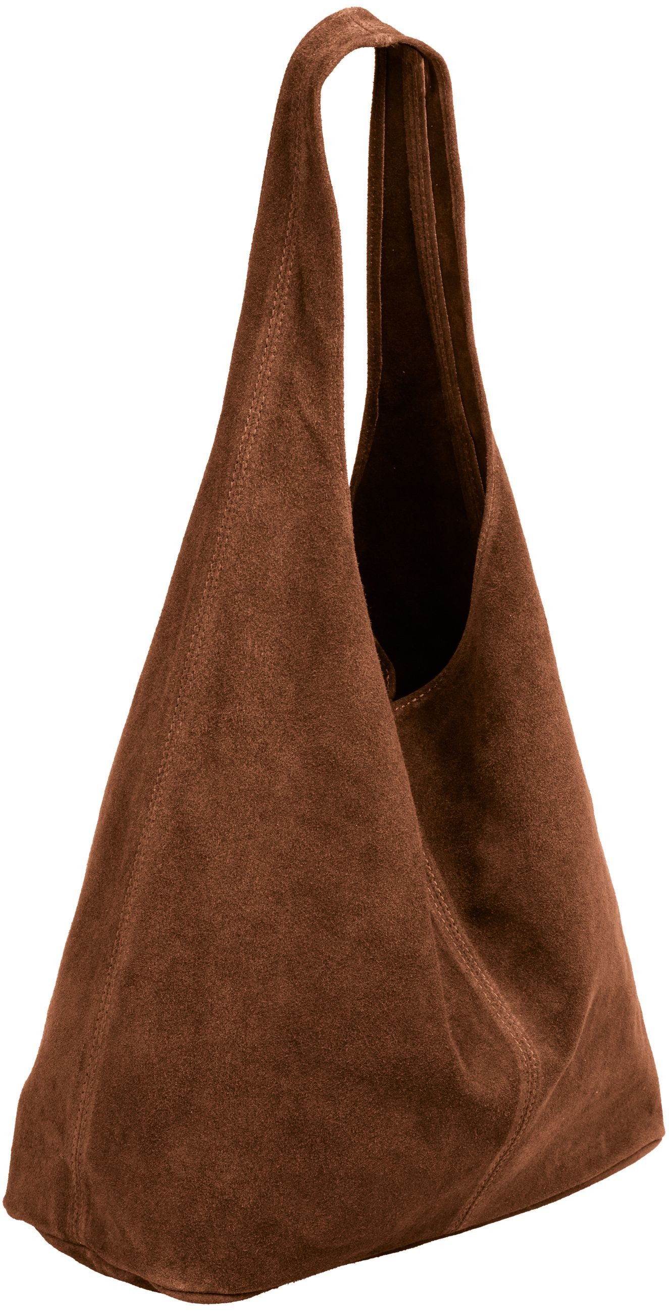 Caspar Schultertasche große Damen Wildleder Tasche Hobo Bag - CLASSIC LINE günstig online kaufen