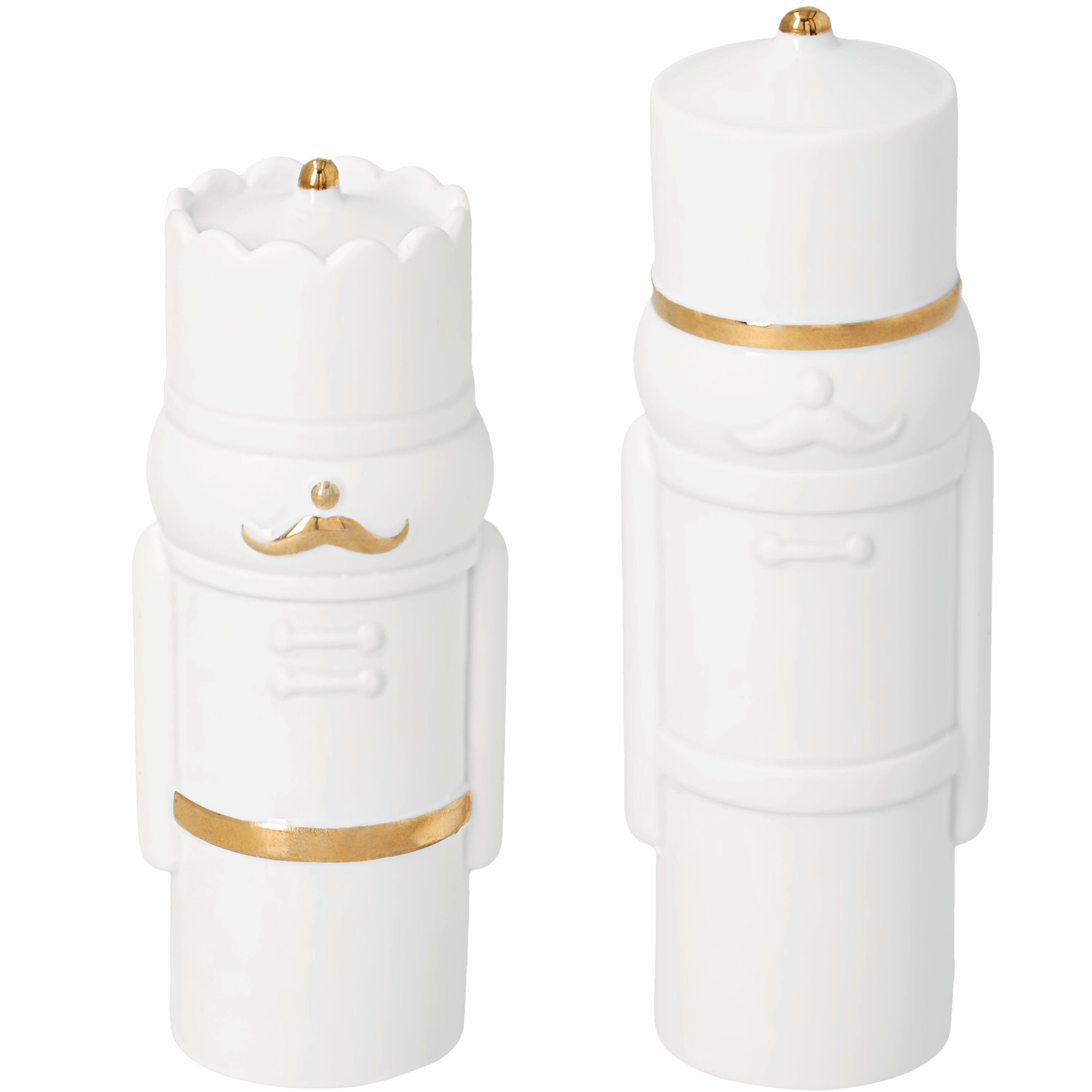 Räder Design Dekoobjekt Nussknacker Figuren Set von räder design – 2 dekorative Weihnachtsfigu
