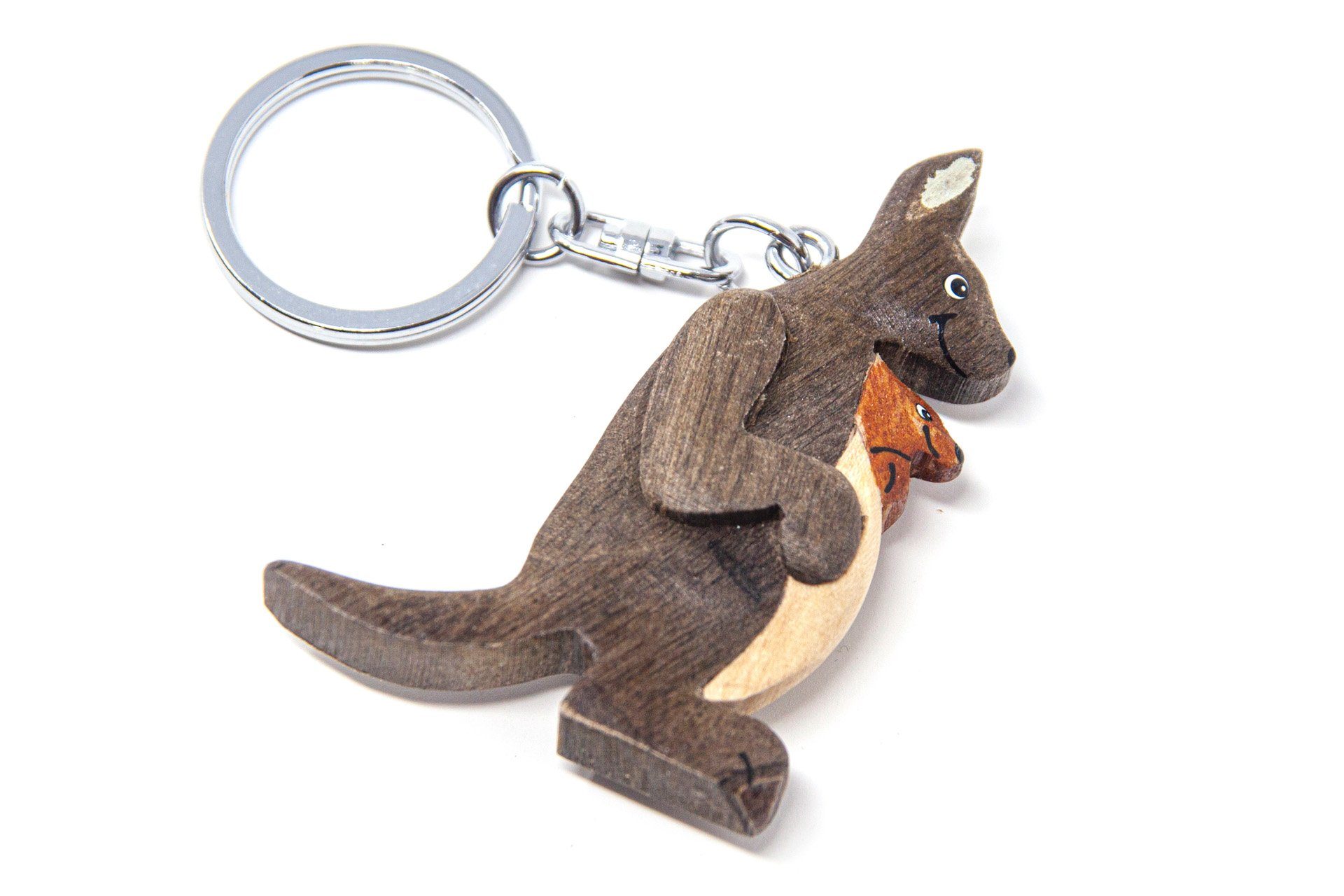 Holz Cornelißen Schlüsselanhänger - Känguru aus Schlüsselanhänger