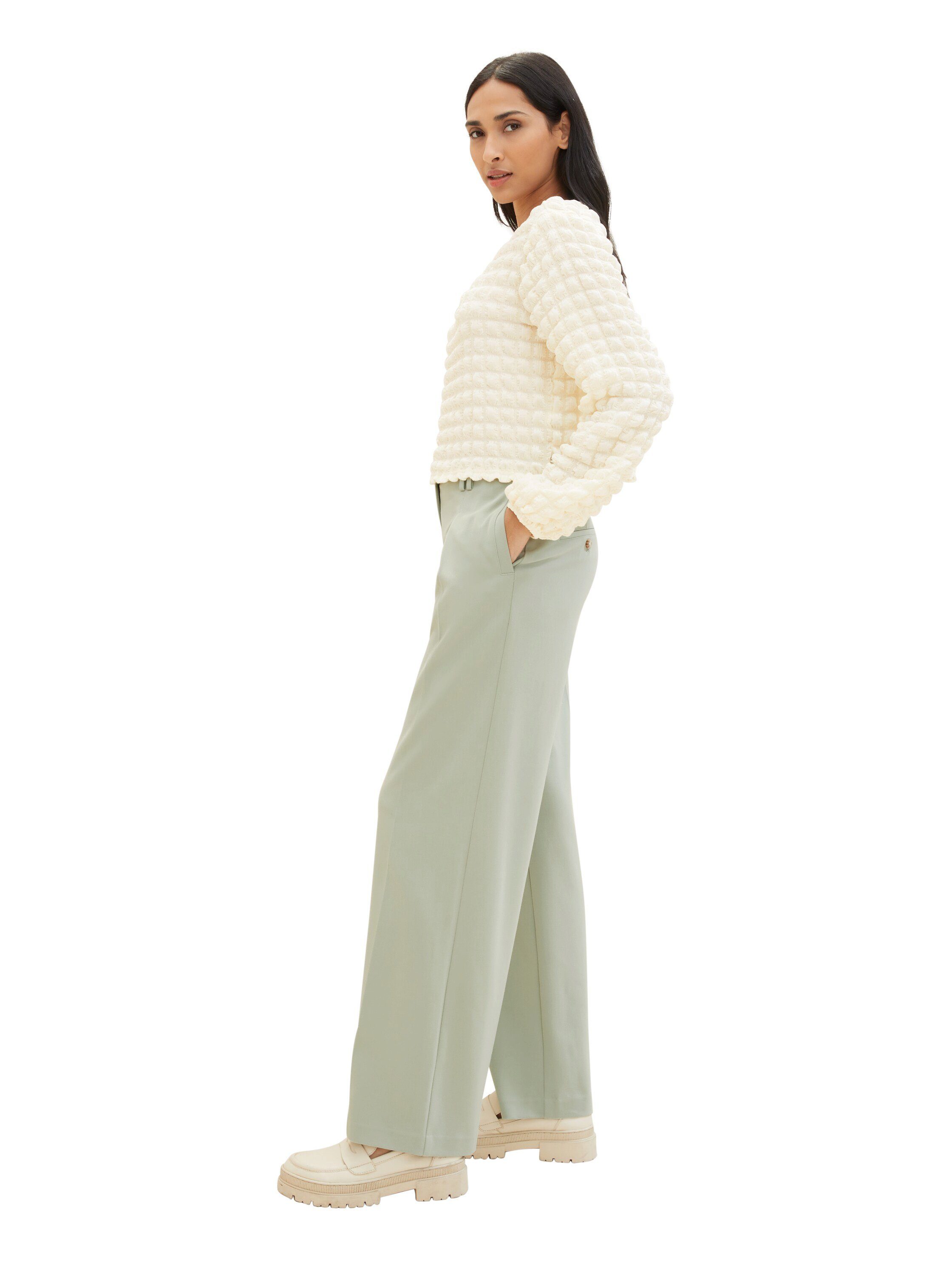 TOM TAILOR Bundfaltenhose Lea Wide Leg mit weitem Bein günstig online kaufen