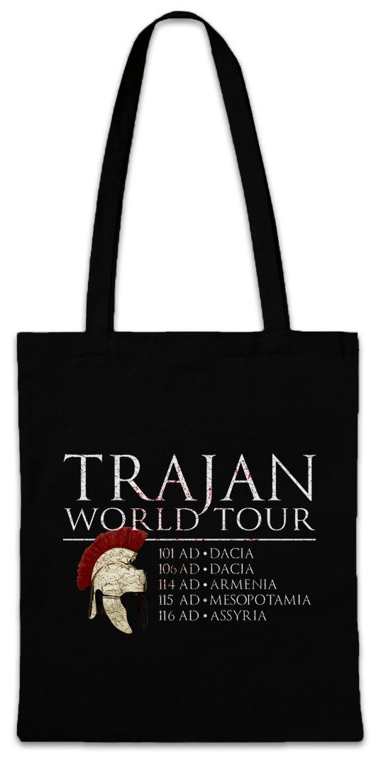 Beuteltasche Trajan World Tour Stofftasche Fun Princeps Kaiser Rom Roma Rome Roman