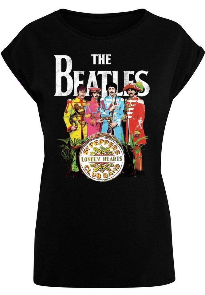 F4NT4STIC T-Shirt The Keine Beatles Pepper Angabe Band Sgt Black