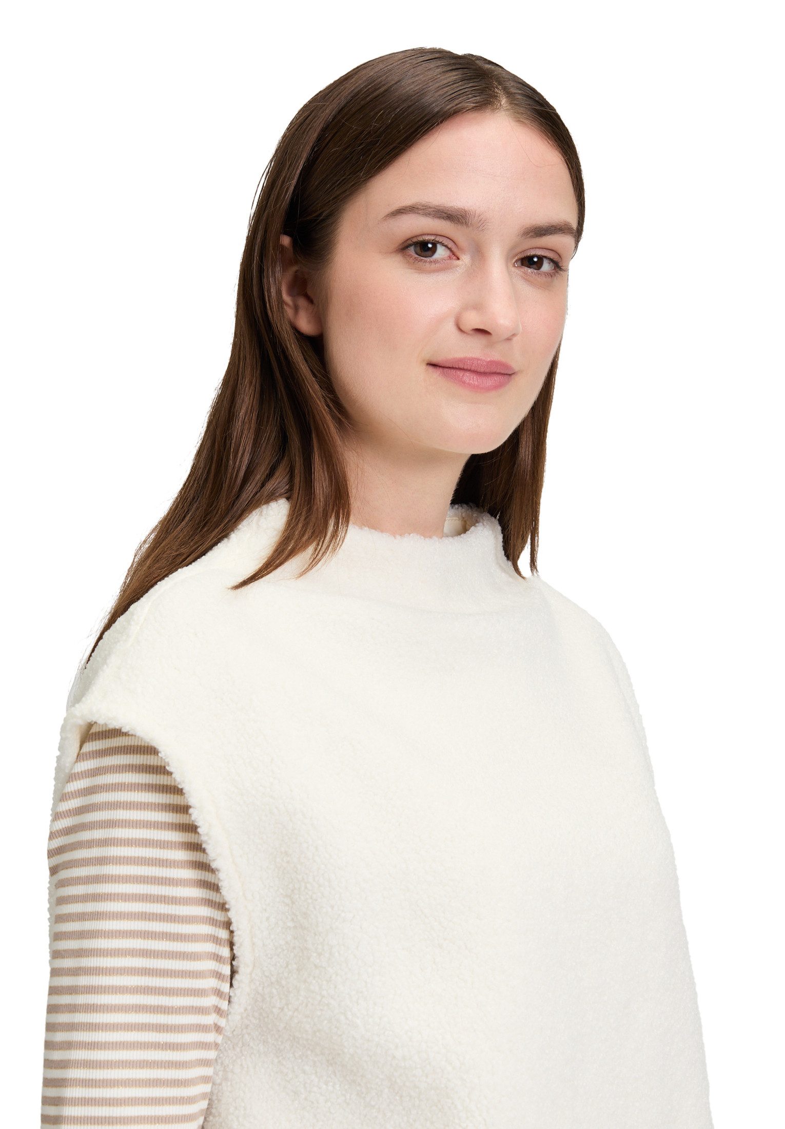 Betty&Co T-Shirt Damen mit Seitenschlitzen (1-tlg)