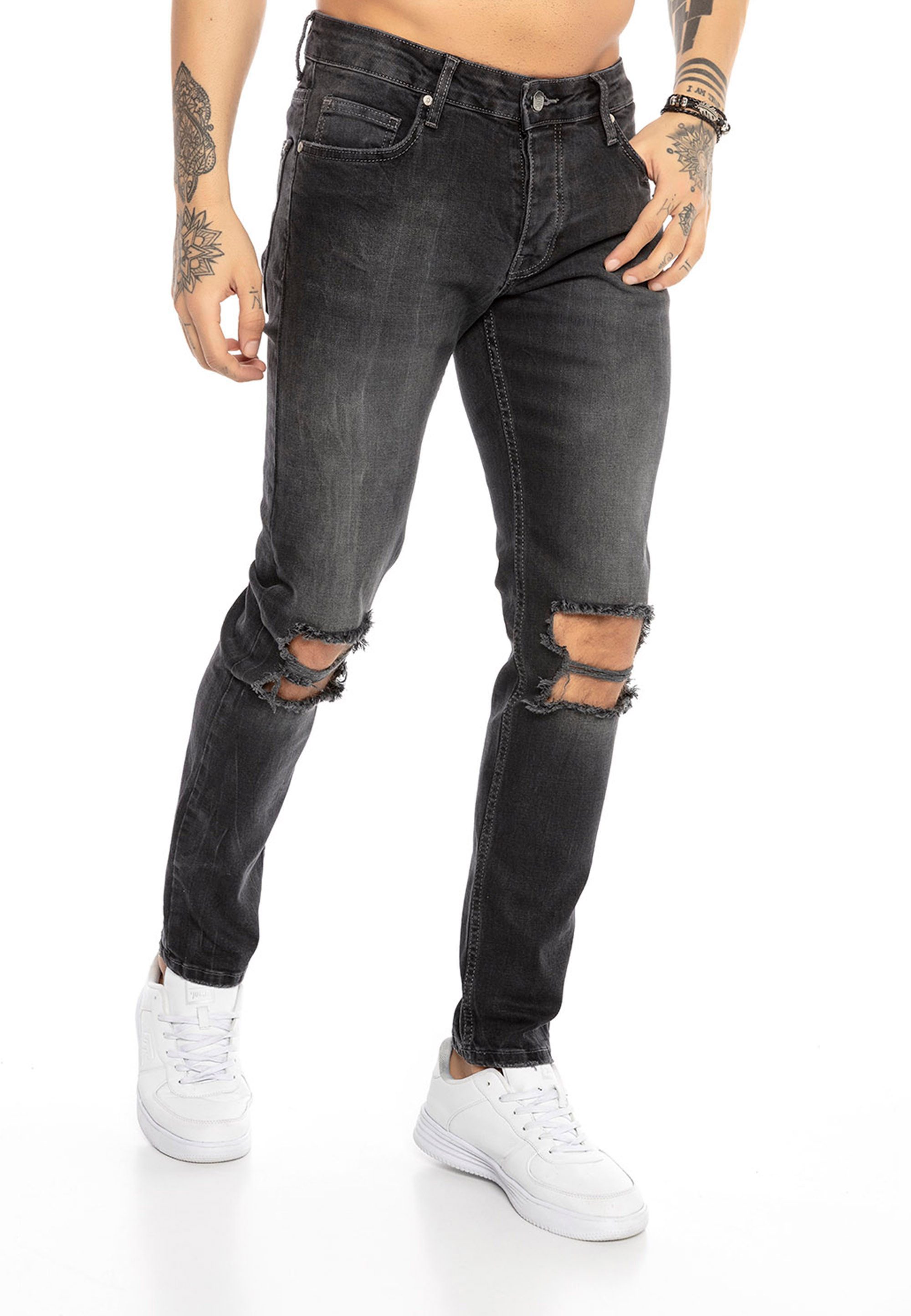 RedBridge Destroyed-Jeans Slim fit - Modischer Denim Style für Freizeit und Streetwear
